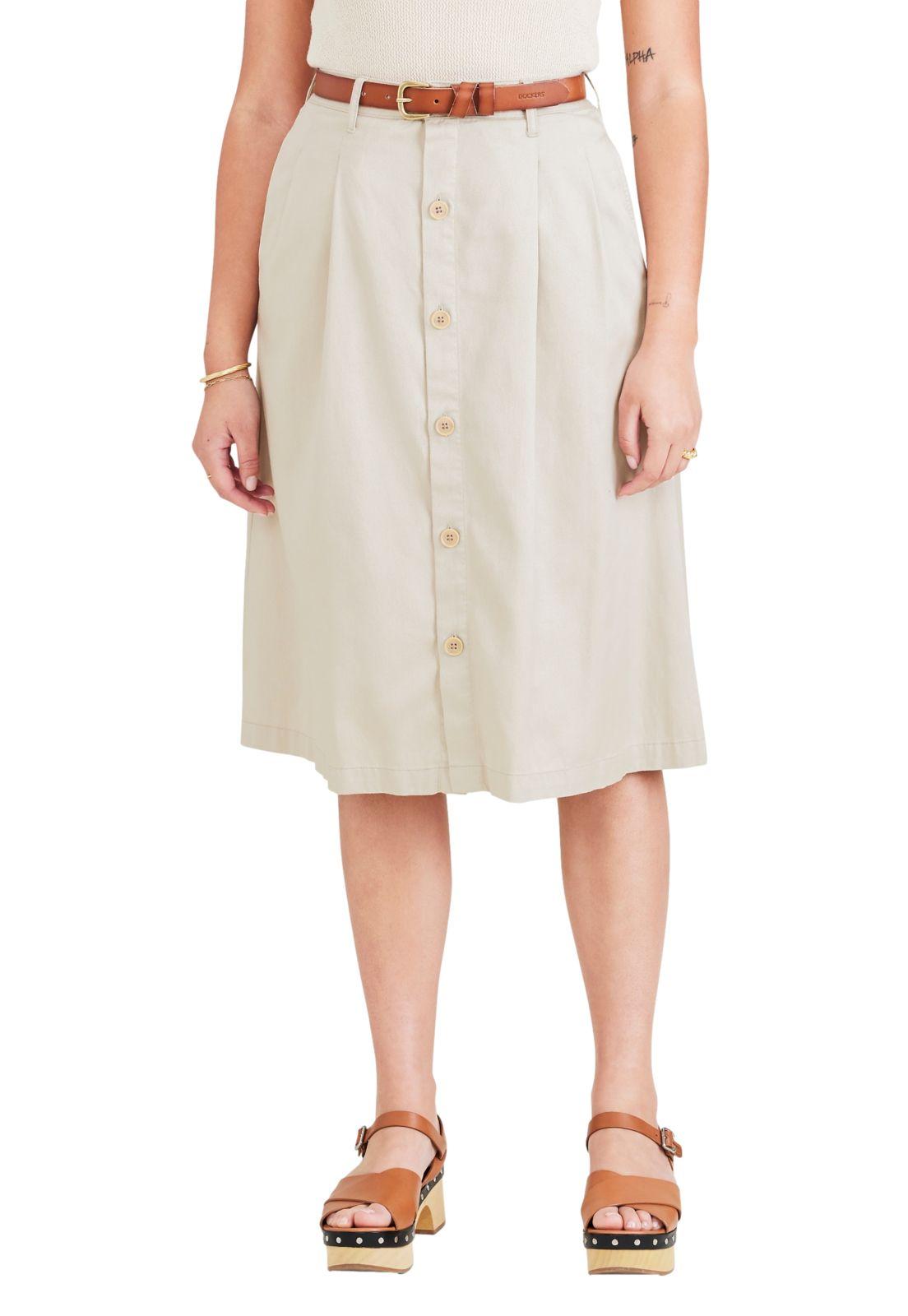 Falda Mujer Skirt Beige A4273-0005-0