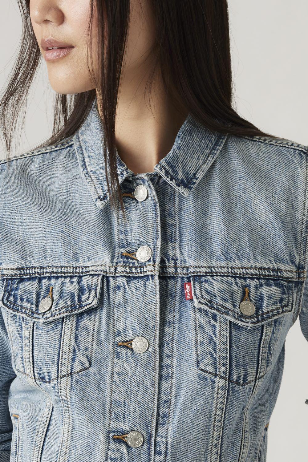 Chaqueta Mujer Original Trucker Celeste Levis 29945-0100-3