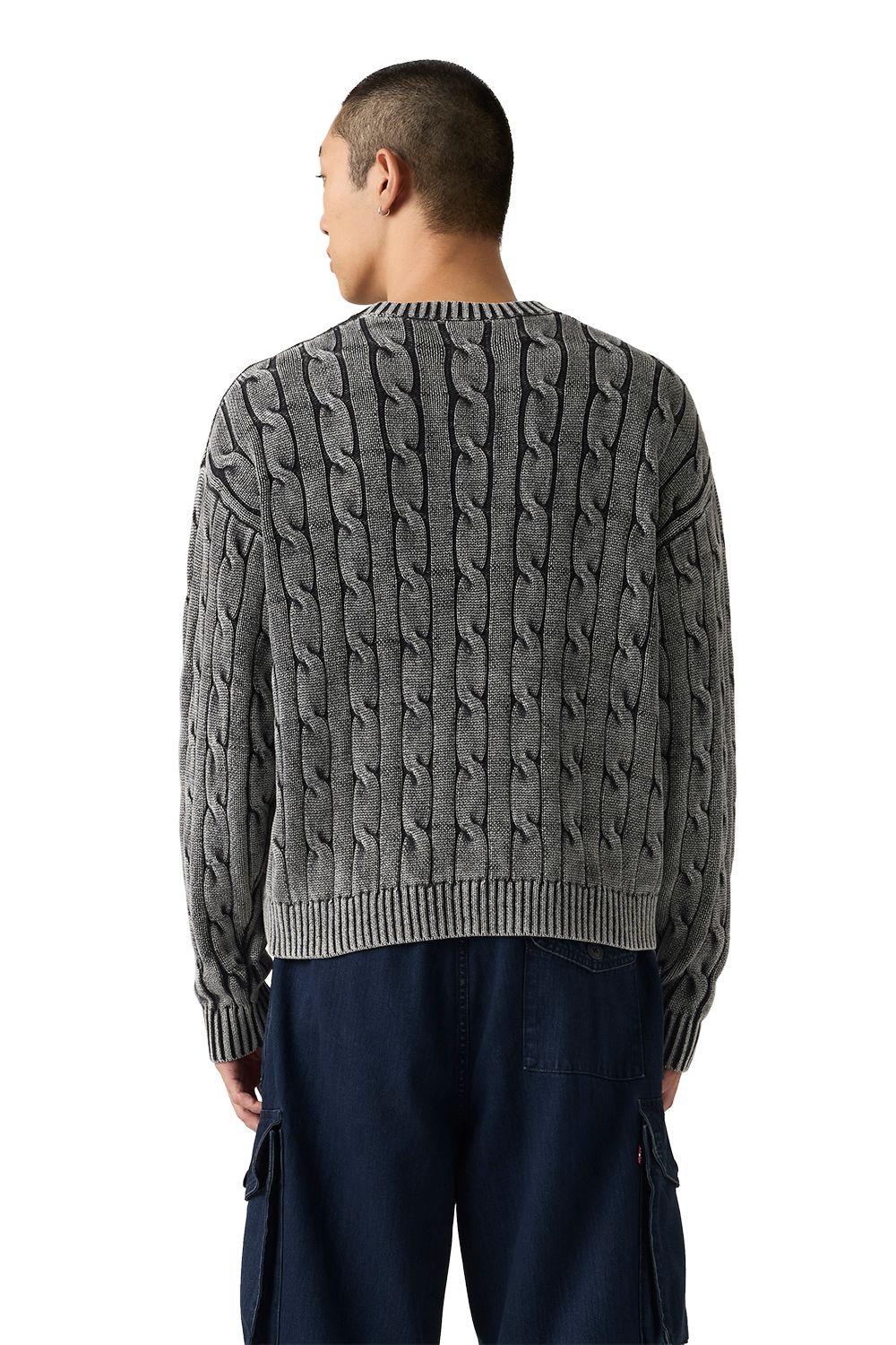 Sweater Hombre Carmel Cable Crew Negro Levis 0058W-0002-2