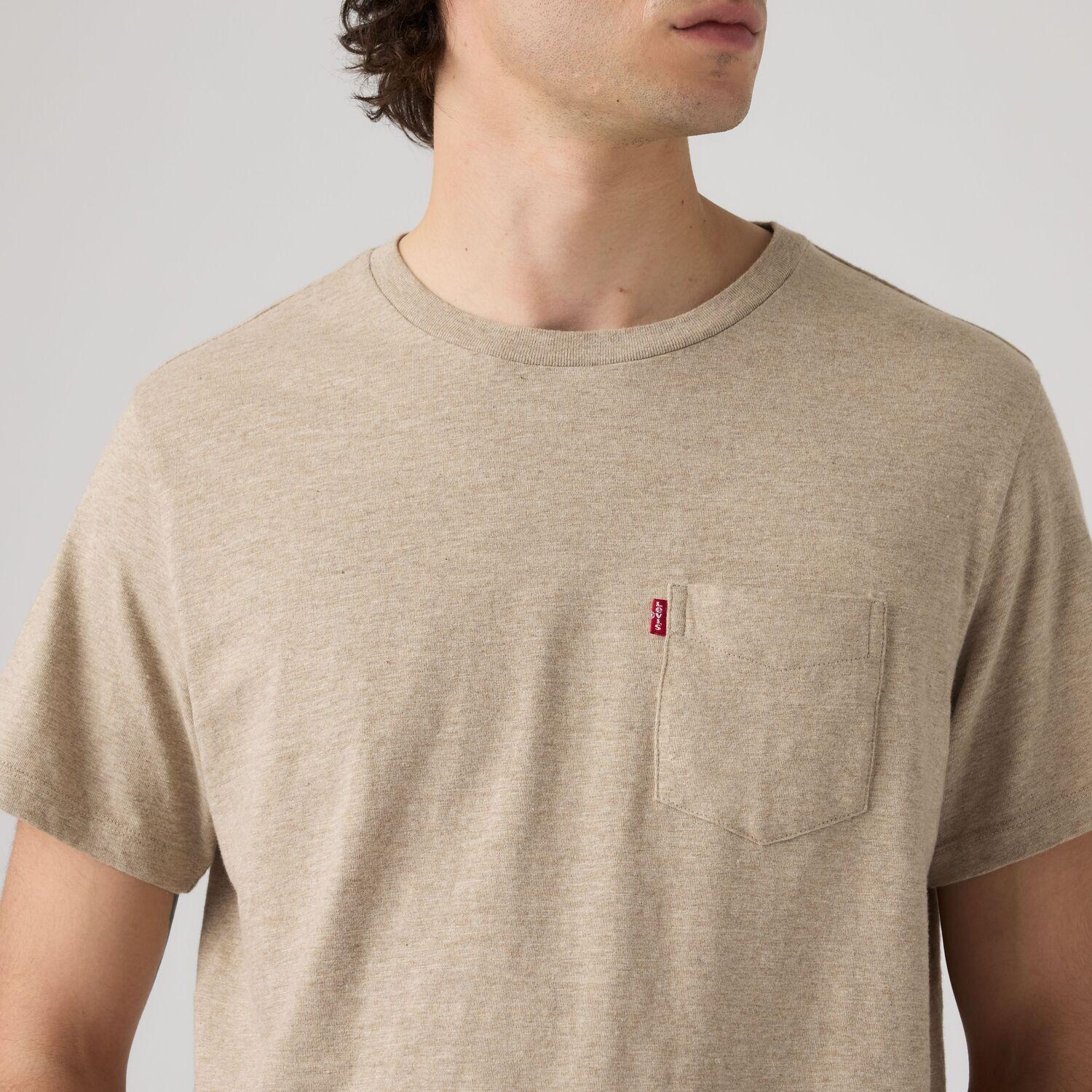 Polera Hombre Classic Pocket Tee Beige Levis 19342-0529-3