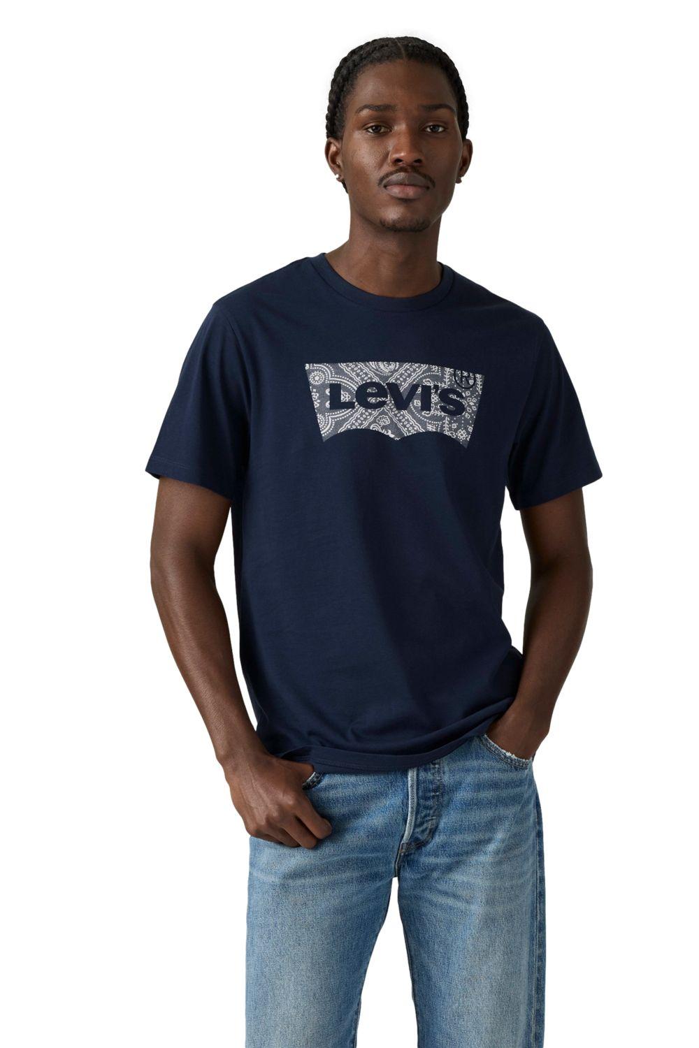 Polera Hombre Graphic Crewneck Tee Azul Levis 22491-1958-0