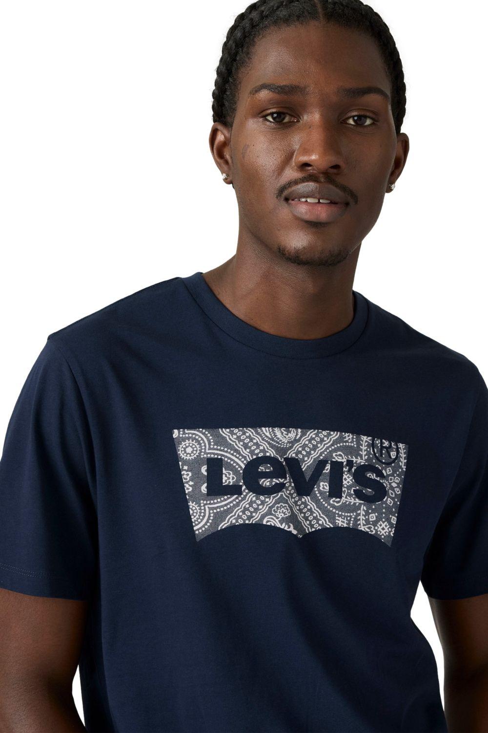 Polera Hombre Graphic Crewneck Tee Azul Levis 22491-1958-2