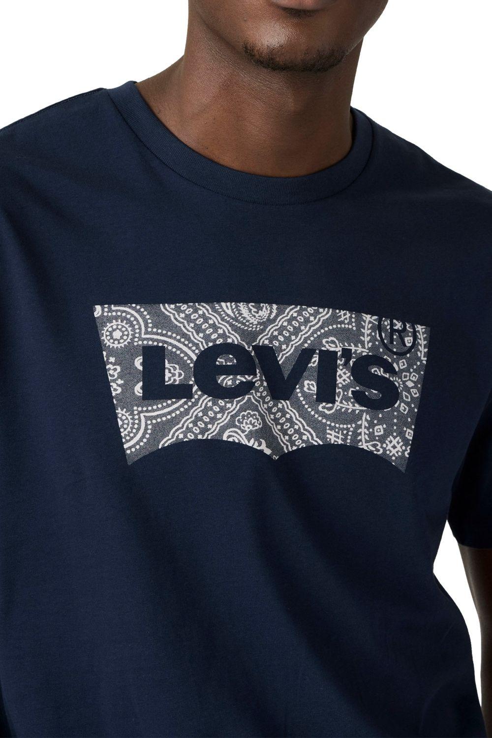 Polera Hombre Graphic Crewneck Tee Azul Levis 22491-1958-3