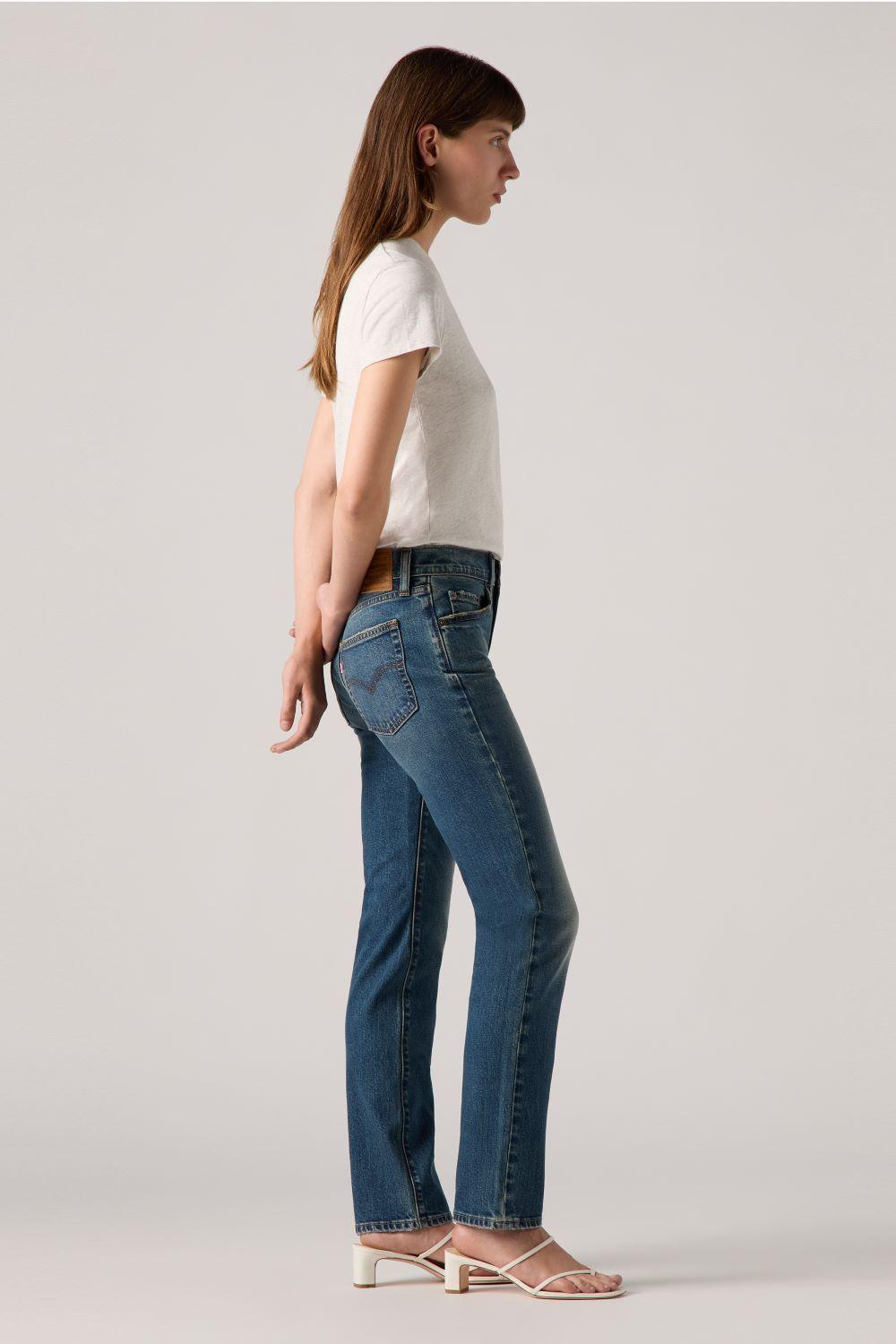 Jeans Mujer 724 High Rise Straight Azul Levis 18883-0381-1