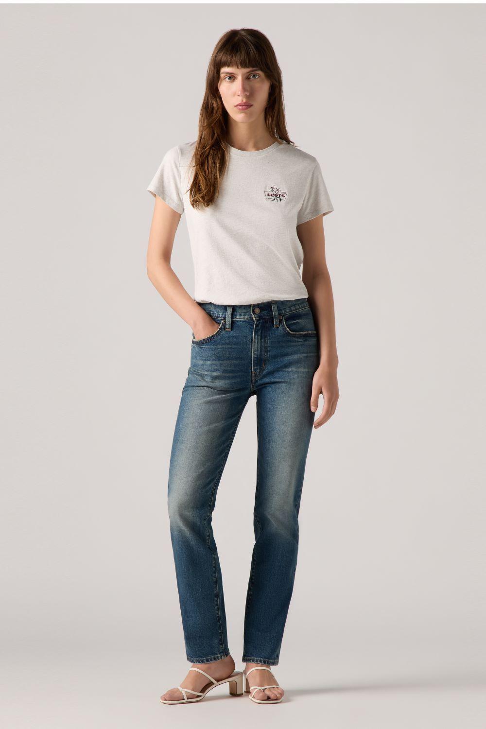 Jeans Mujer 724 High Rise Straight Azul Levis 18883-0381-3