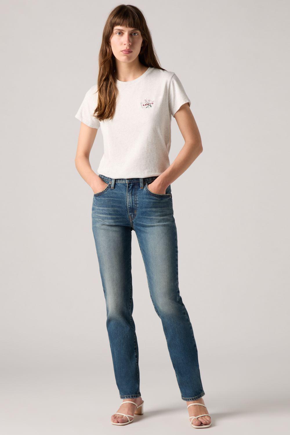 Jeans Mujer 724 High Rise Straight Azul Levis 18883-0381-4