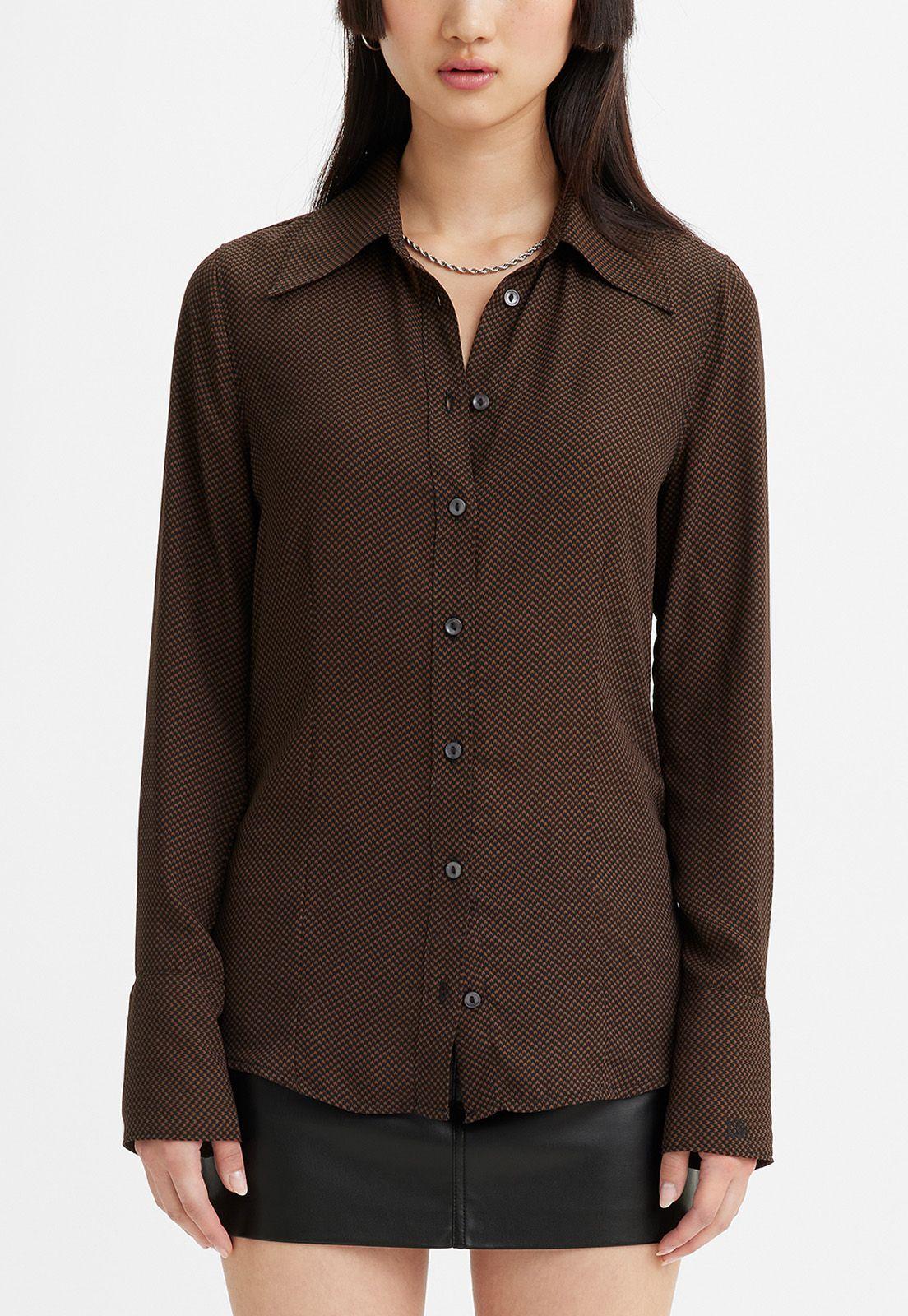 Camisa Mujer Maeve Café Levis A4571-0001-0