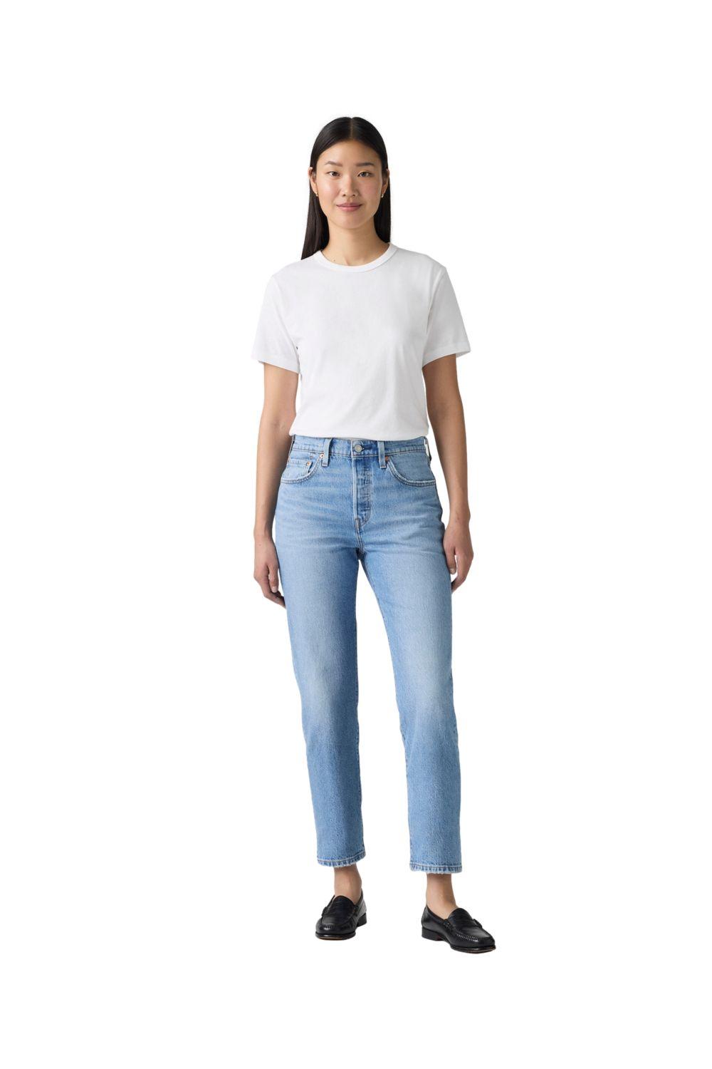 Jeans Mujer 501 Crop Celeste Levis 36200-0382-3