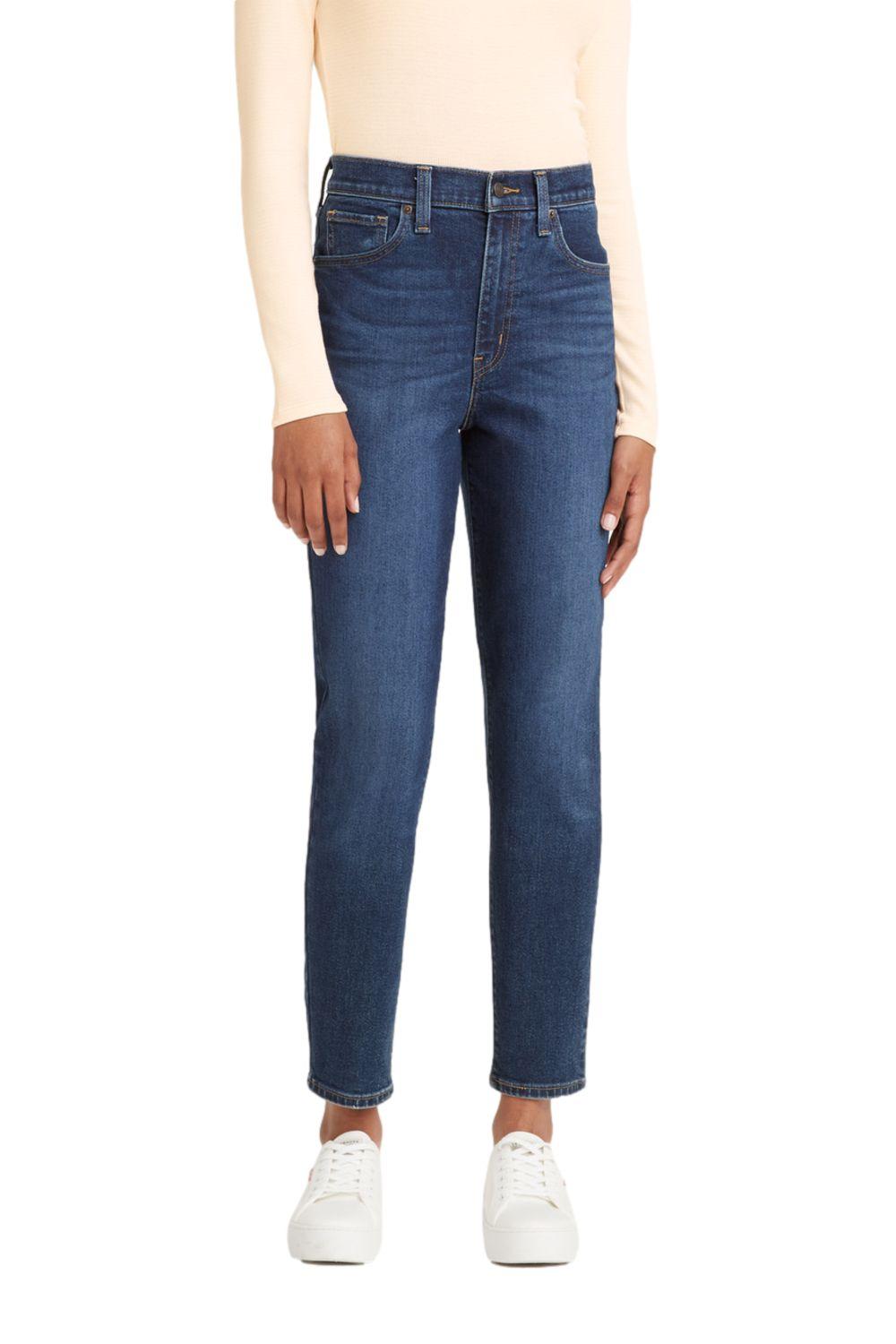 Jeans Mujer High Waisted Mom Azul Levis 26986-0018-0