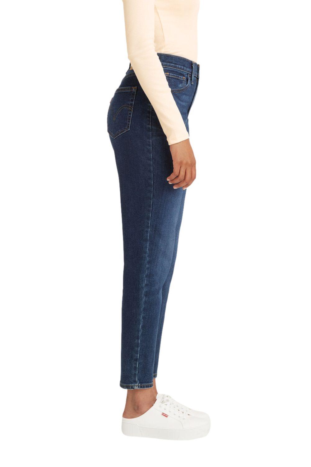 Jeans Mujer High Waisted Mom Azul Levis 26986-0018-1