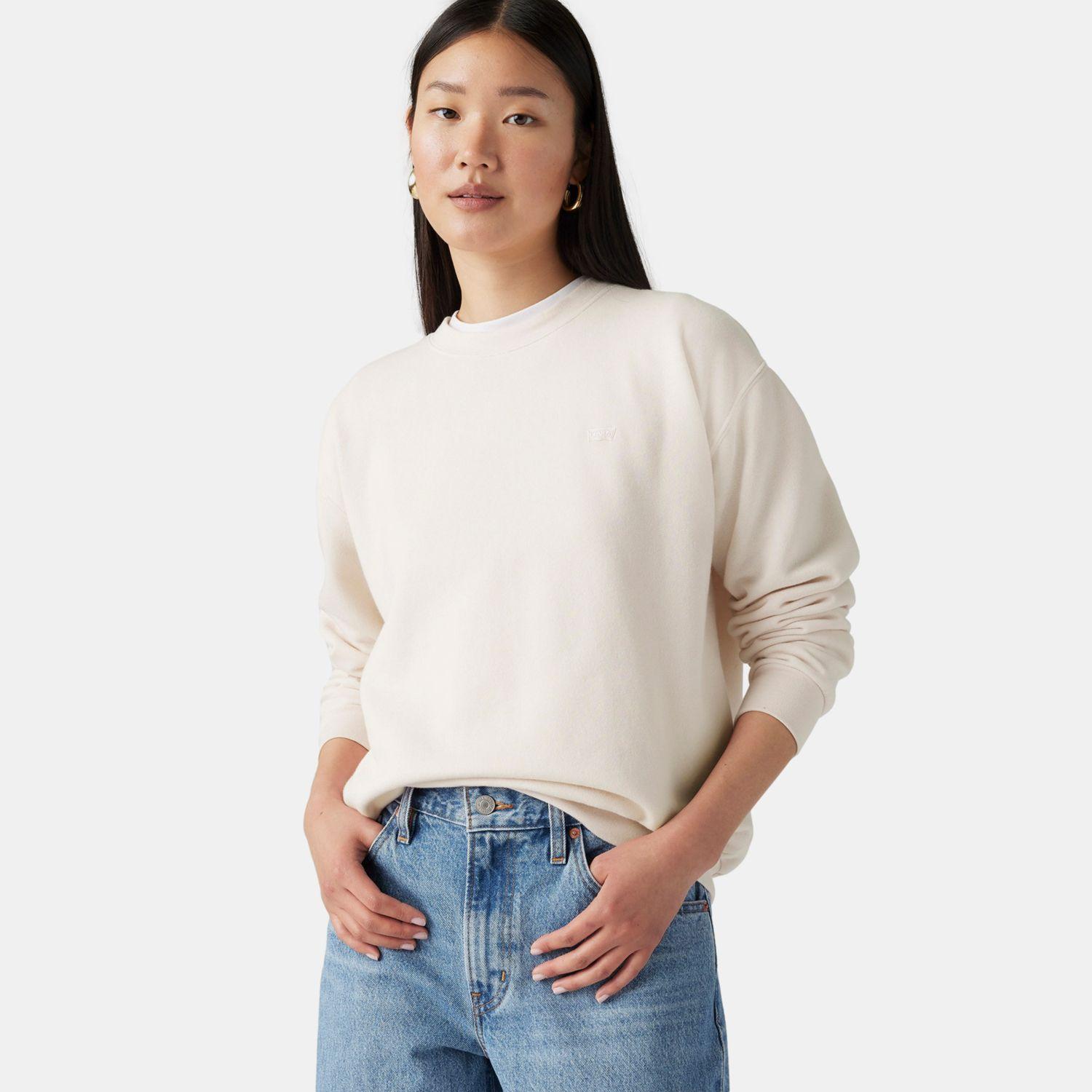 Polerón Mujer Everyday Sweatshirt Blanco Levis A5942-0036-2