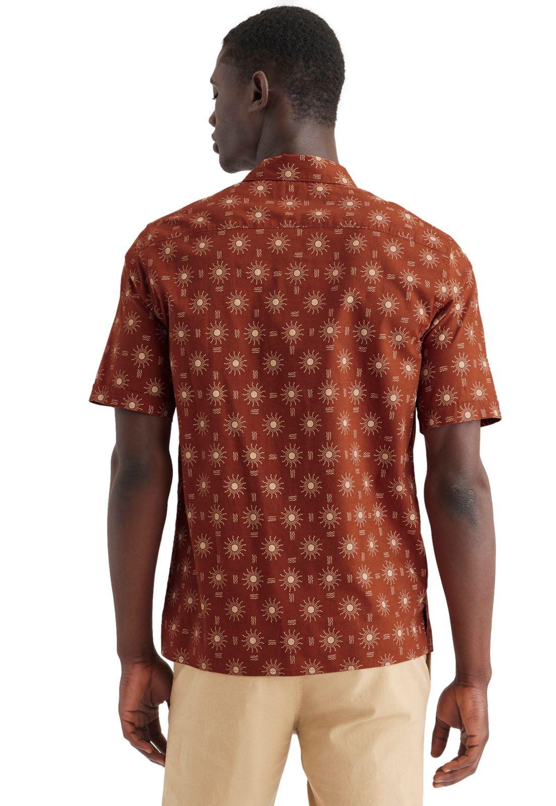 Camisa Hombre Camp Regular Fit Rojo A1732-0039-2