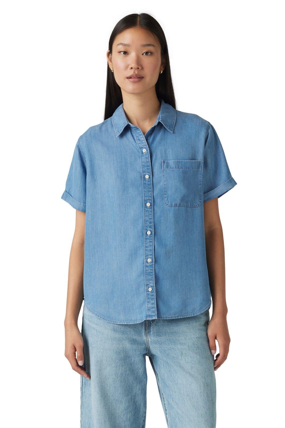 Blusa Mujer Darlene Shirt Celeste Levis 001SJ-0004-2