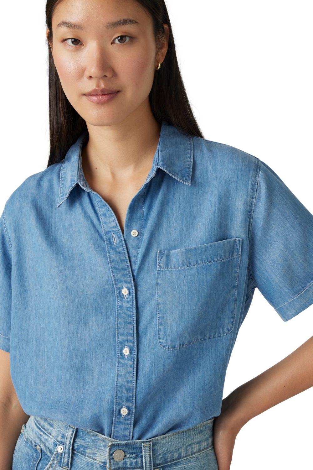 Blusa Mujer Darlene Shirt Celeste Levis 001SJ-0004-3