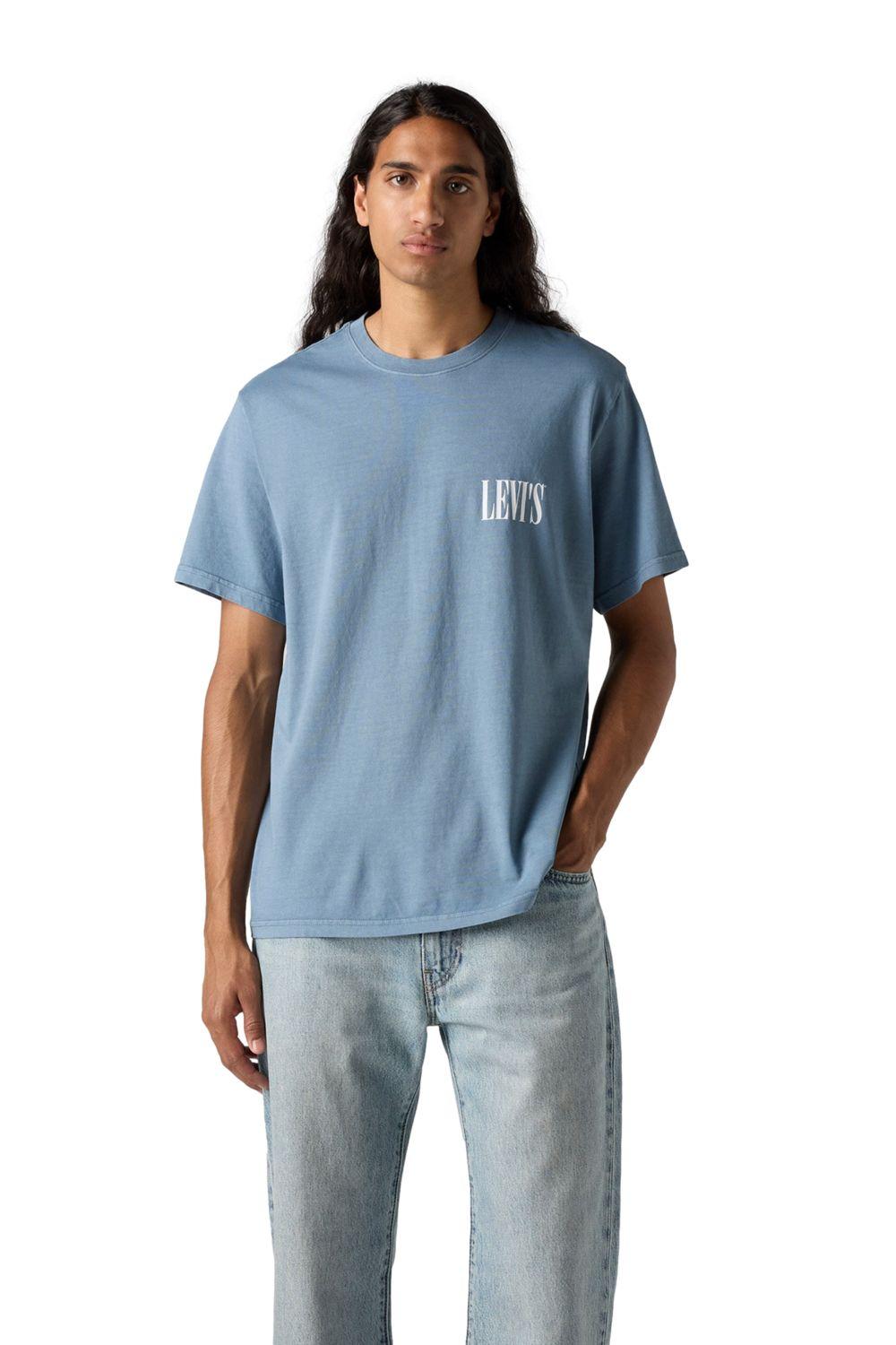 Polera Hombre Ss Relaxed Fit Tee Azul Levis 16143-1917-0