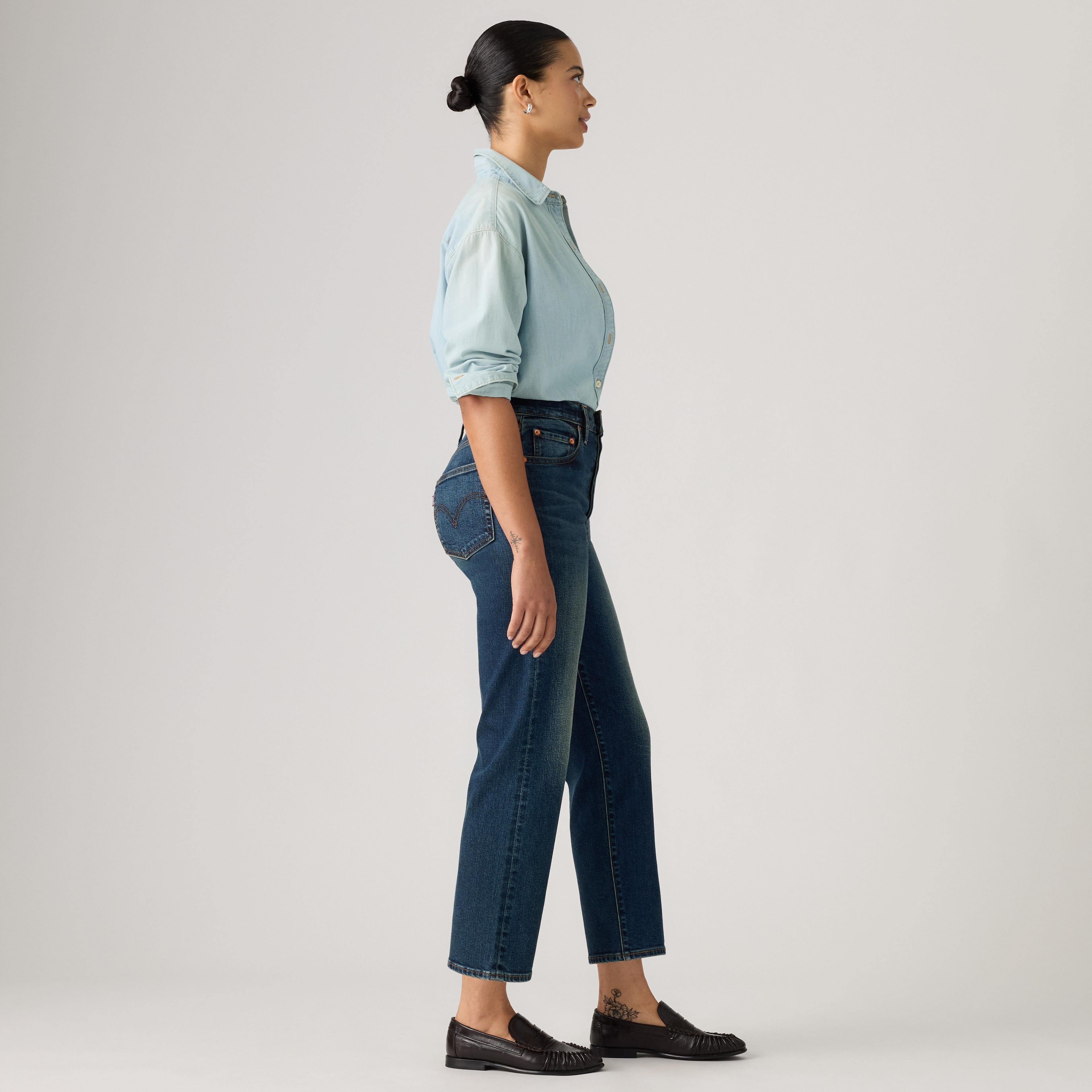 Jeans Mujer Ribcage Straight Ankle Azul Levis 72693-0301-2