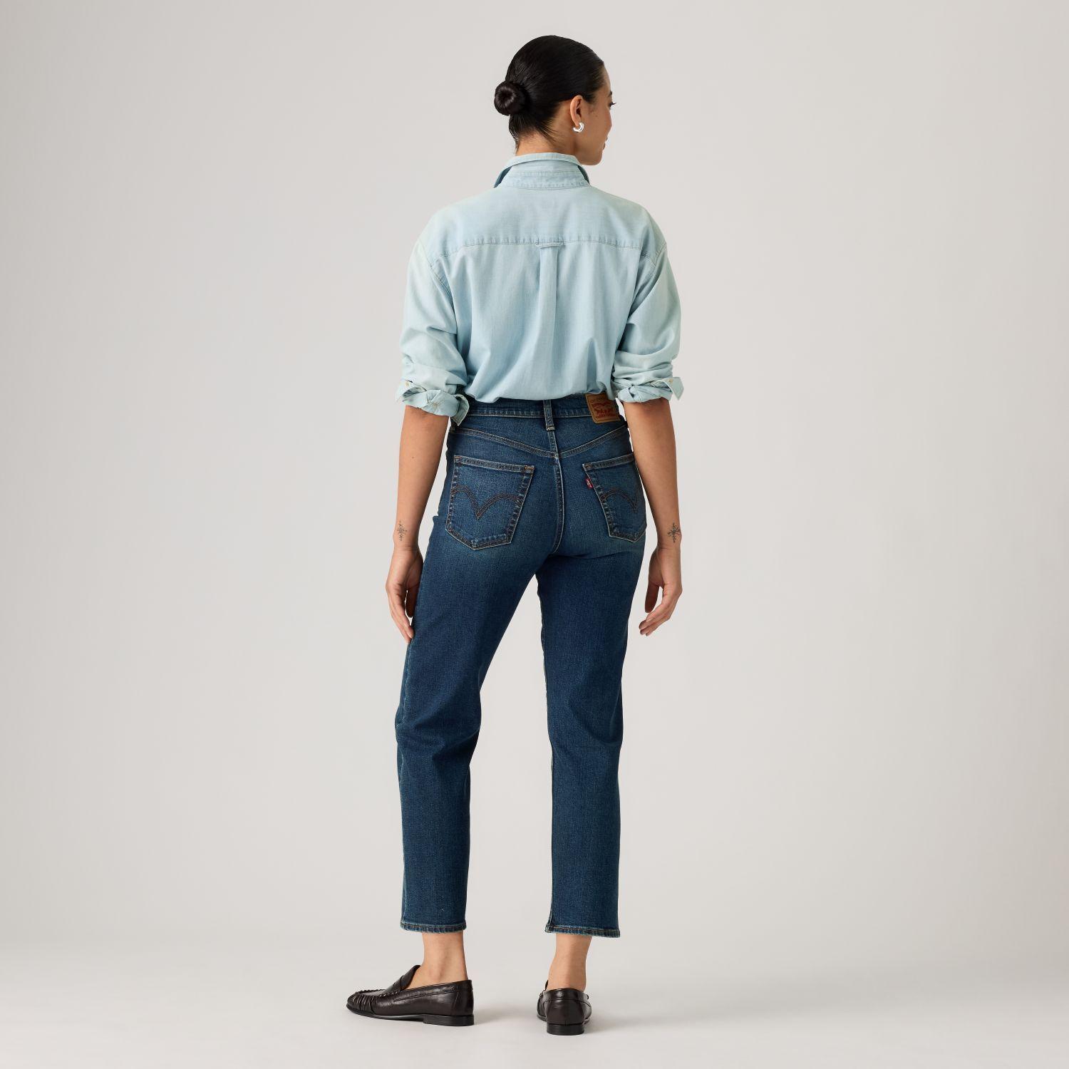 Jeans Mujer Ribcage Straight Ankle Azul Levis 72693-0301-3
