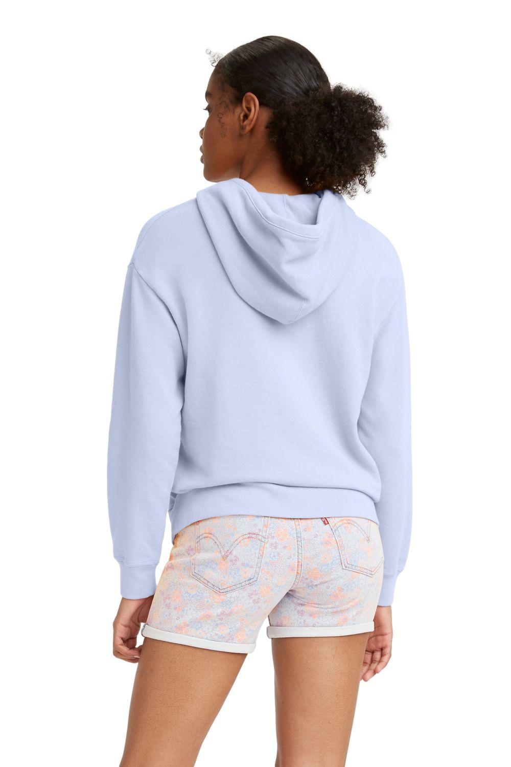 Polerón Mujer Regular Fit Capucha Mini Azul Levis 24693-0058-1