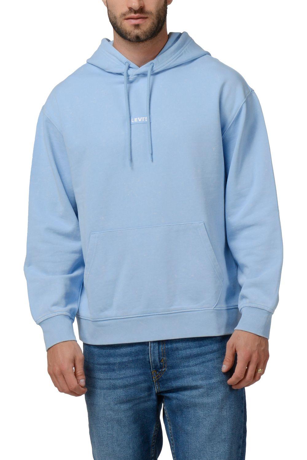 Polerón Hombre Relaxed Baby Tab Celeste Levis A4233-0038-0