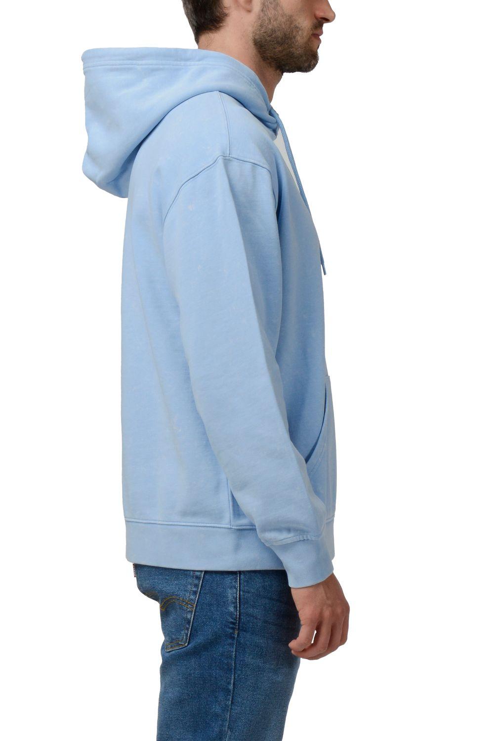 Polerón Hombre Relaxed Baby Tab Celeste Levis A4233-0038-1