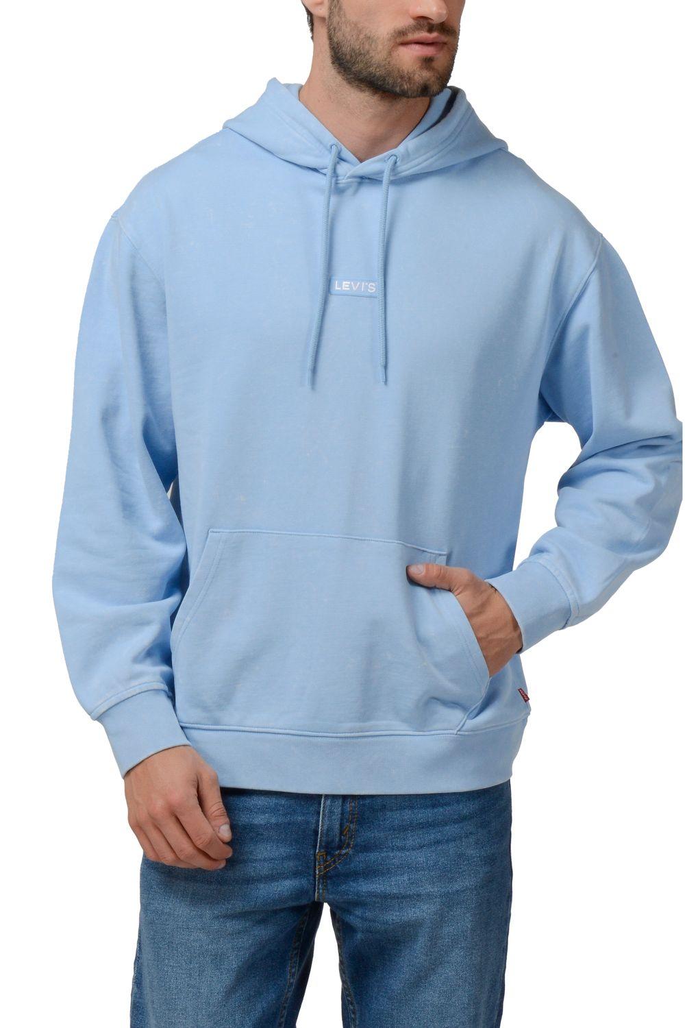 Polerón Hombre Relaxed Baby Tab Celeste Levis A4233-0038-3