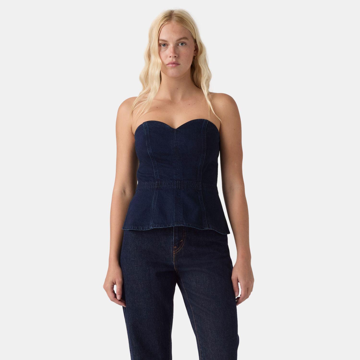Blusa Mujer Sweetheart Bustier Azul Levis 0082T-0000-0