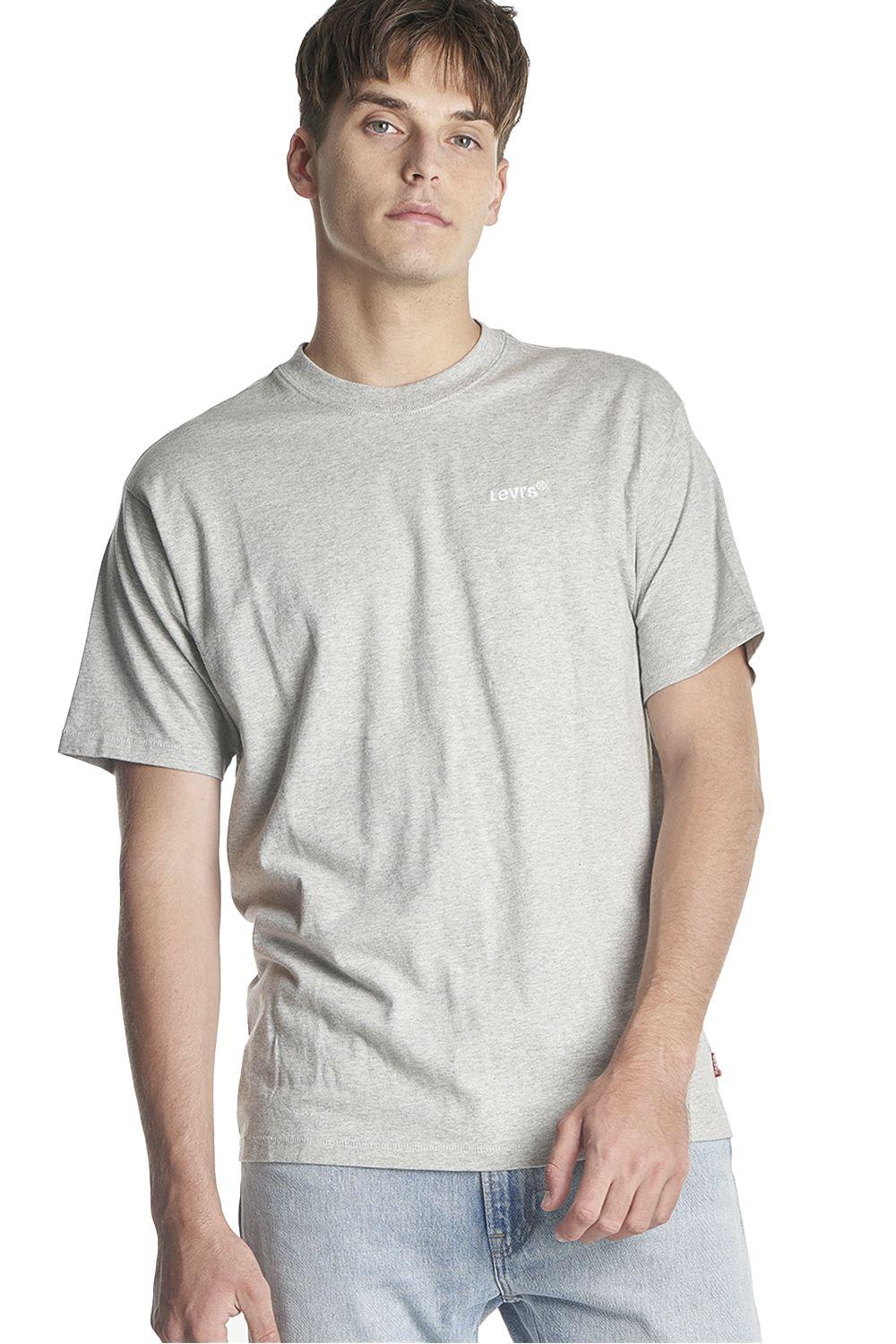 Polera Hombre Manga Corta Red Tab Gris Levis A0637-0013-2