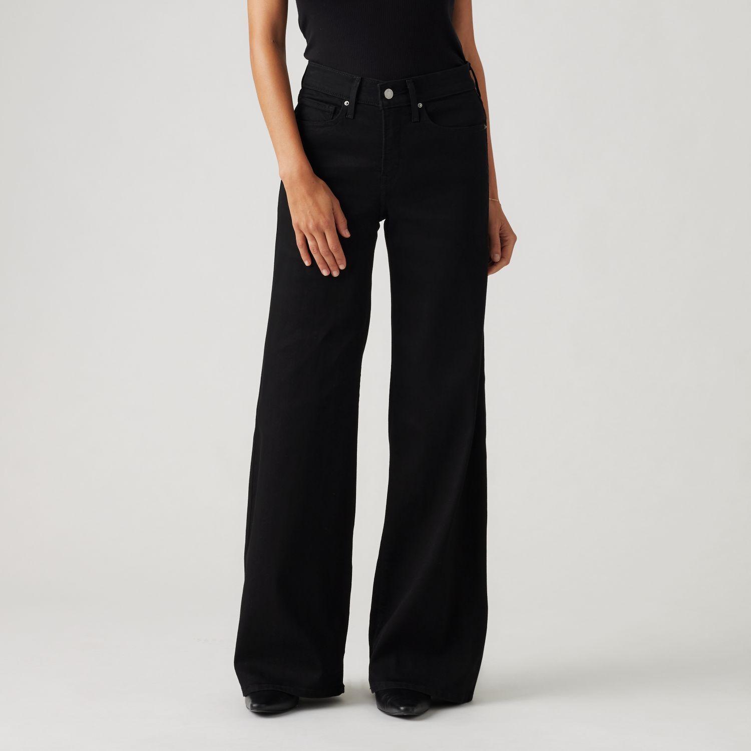 Jeans Mujer 318 Shaping Wide Leg Negro Levis 001PZ-0005-4