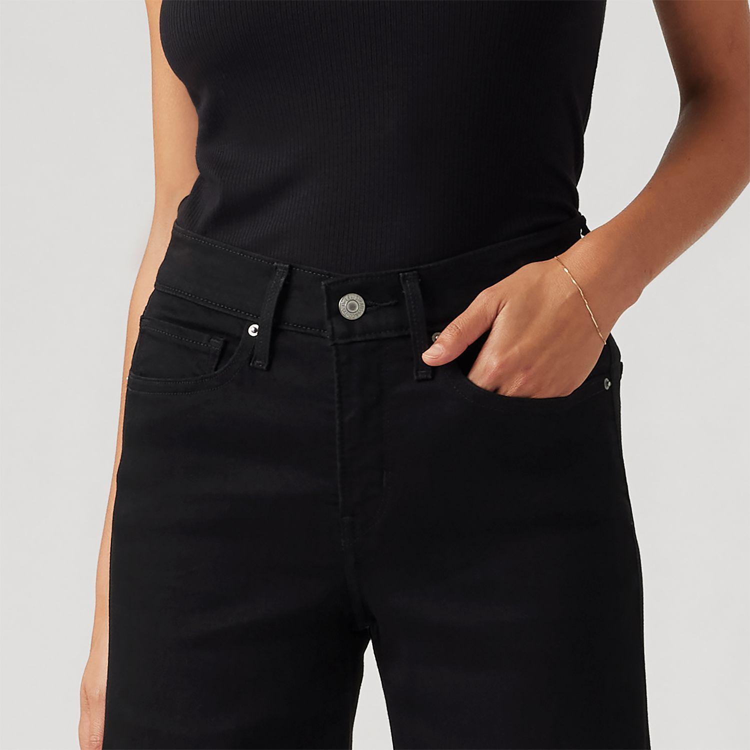 Jeans Mujer 318 Shaping Wide Leg Negro Levis 001PZ-0005-6