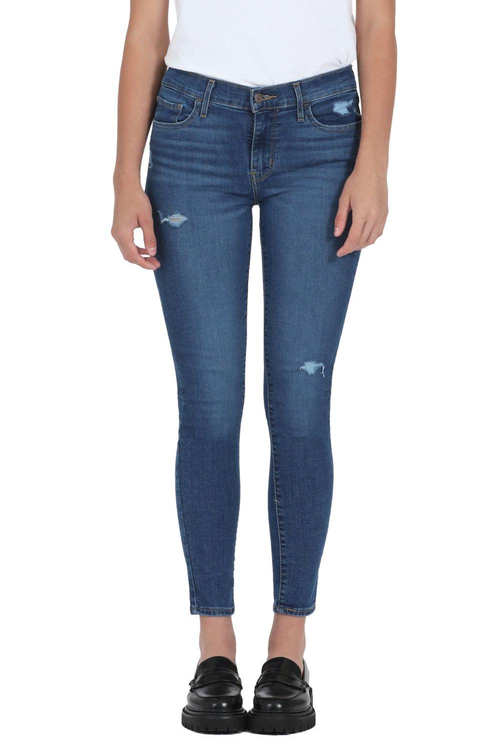 Jeans Mujer 710 Super Skinny Azul Levis 17778-0484-0