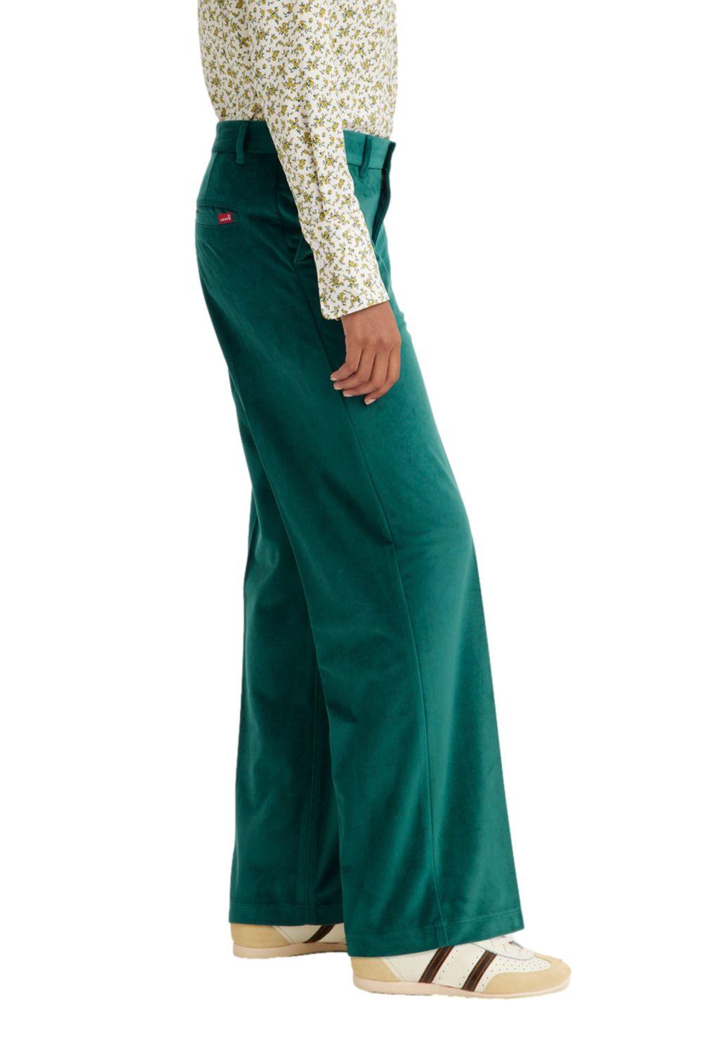 Jeans Mujer Baggy Trouser Verde Levis A4674-0005-1