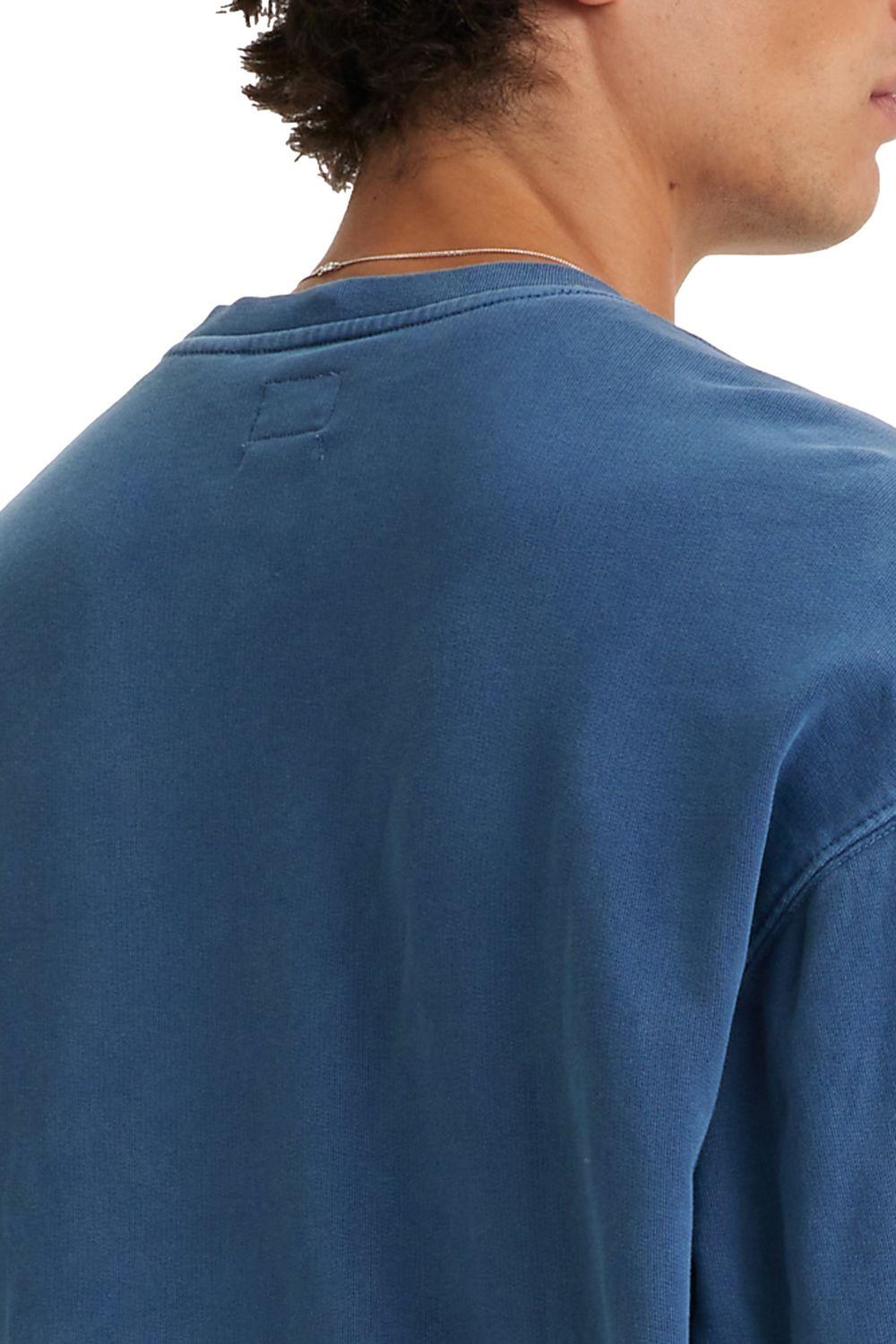 Polerón Hombre Cuello Redondo Gráfico Azul Levis 38712-0259-3