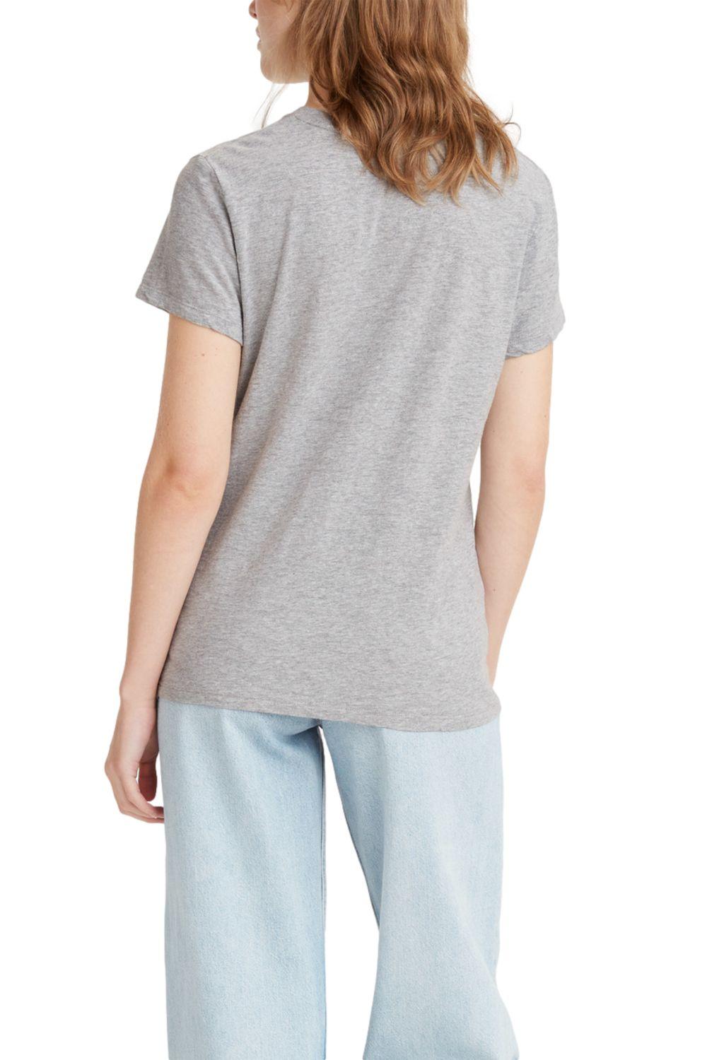 Polera Mujer Regular Fit Lisa Gris Levis 39185-0163-1