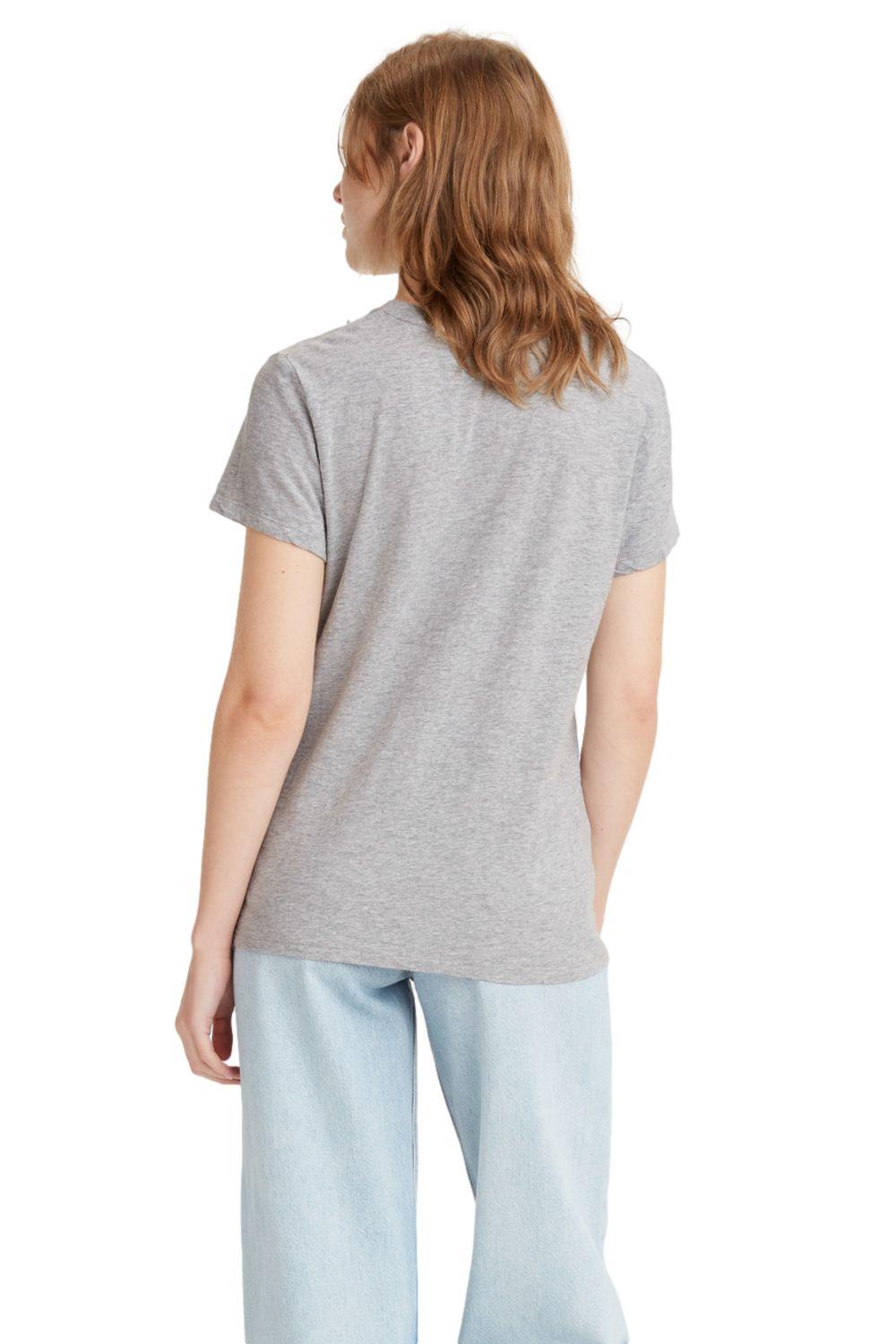 Polera Mujer Regular Fit Lisa Gris Levis 39185-0163-3