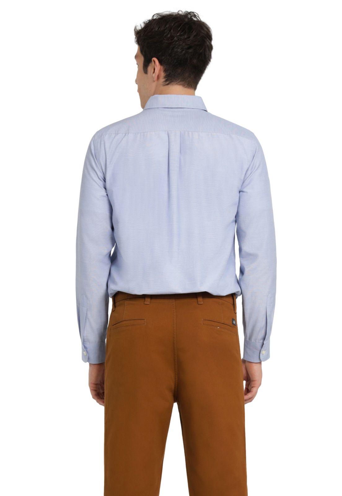 Camisa Hombre Woven Refine Regular Fit Azul 52798-1175-2