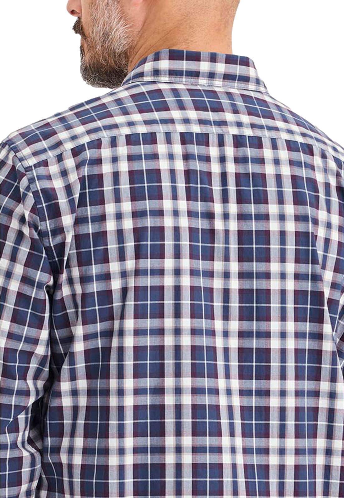 Camisa Hombre Ultimate LS Regular Fit Azul Cuadros 52669-0483-3
