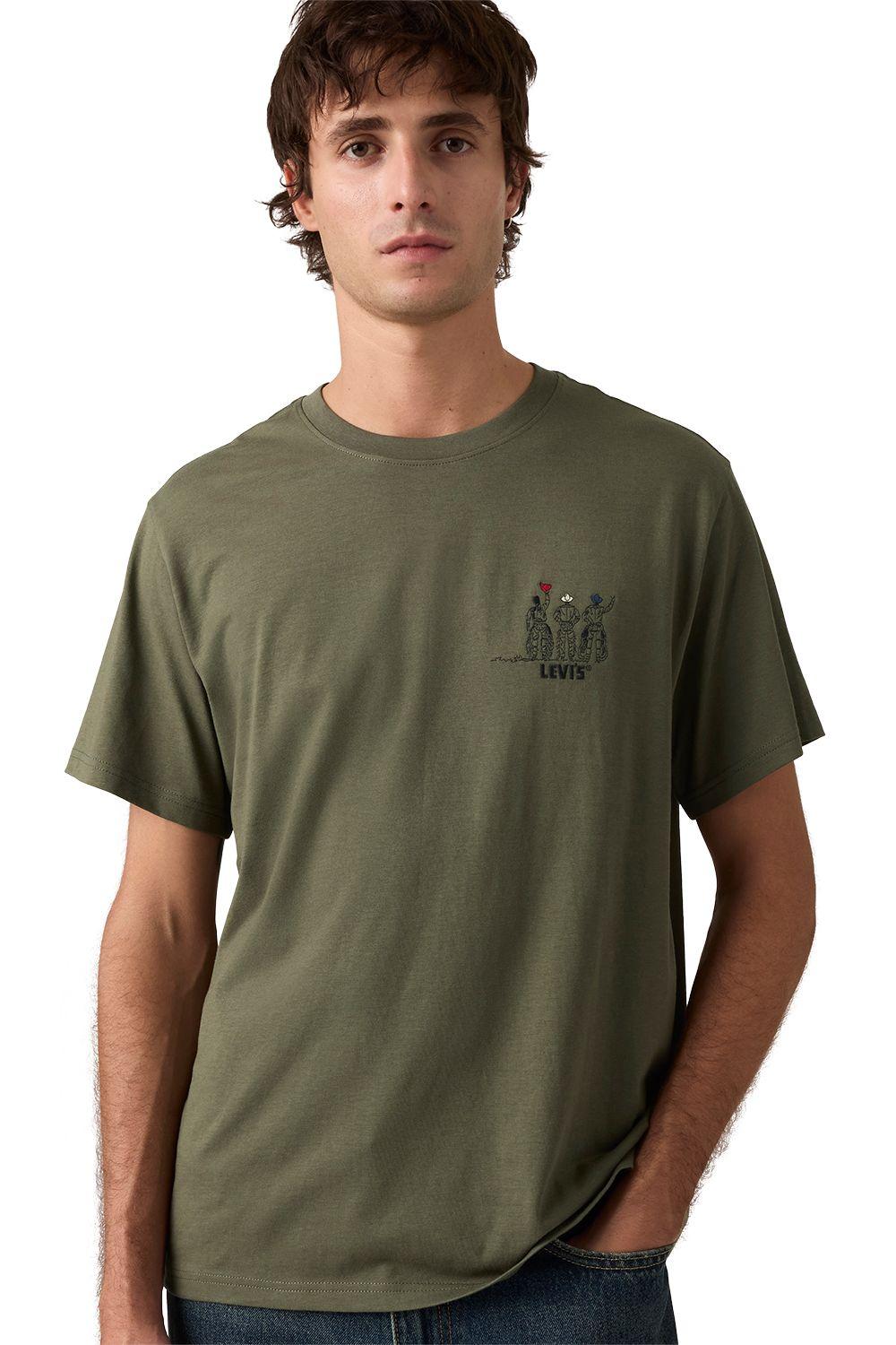 Polera Hombre Relaxed Fit Tee Verde Levis 16143-2448-2