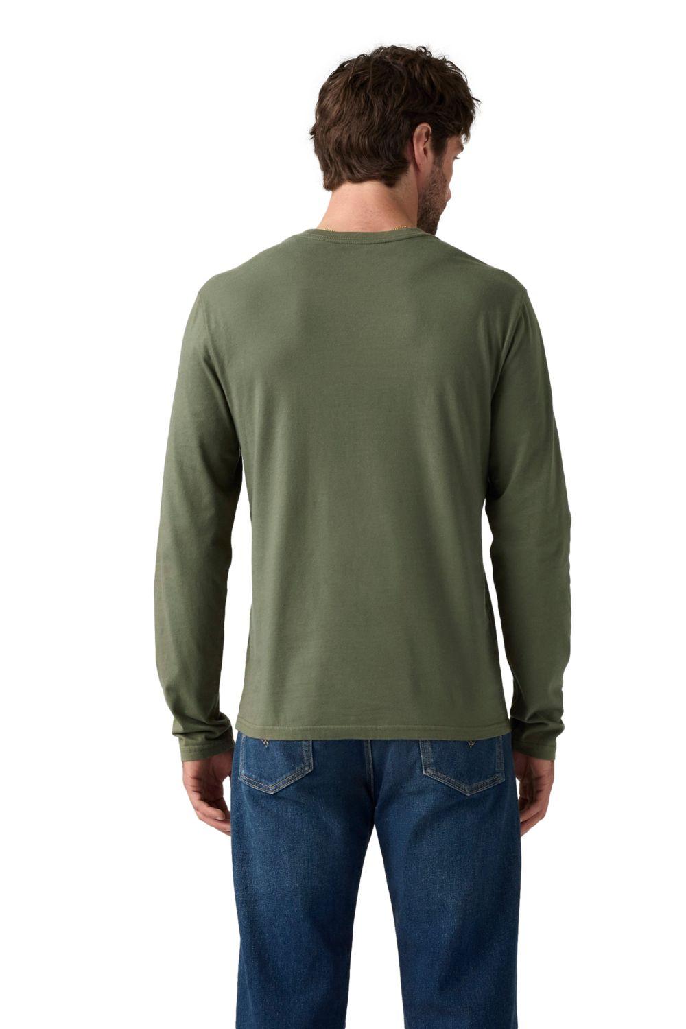 Polera Hombre Ls Classic Hm Tee Verde Levis 69857-0008-1