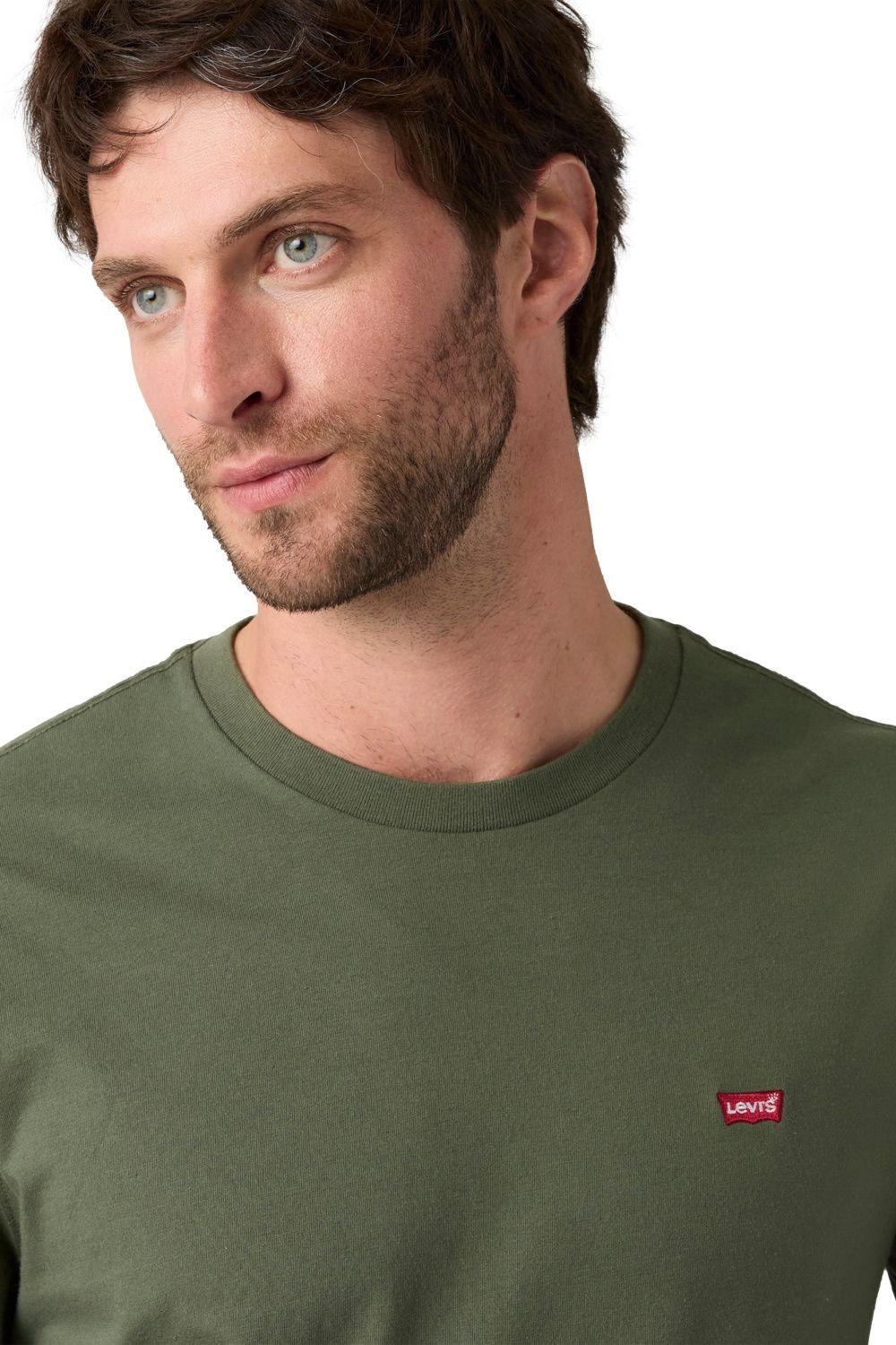 Polera Hombre Ls Classic Hm Tee Verde Levis 69857-0008-3