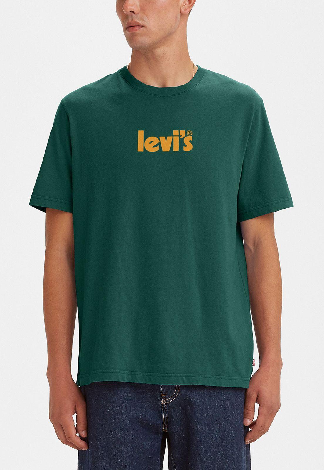 Polera Hombre  Relaxed Fit con logo Porter Verde Levis 16143-0890-0