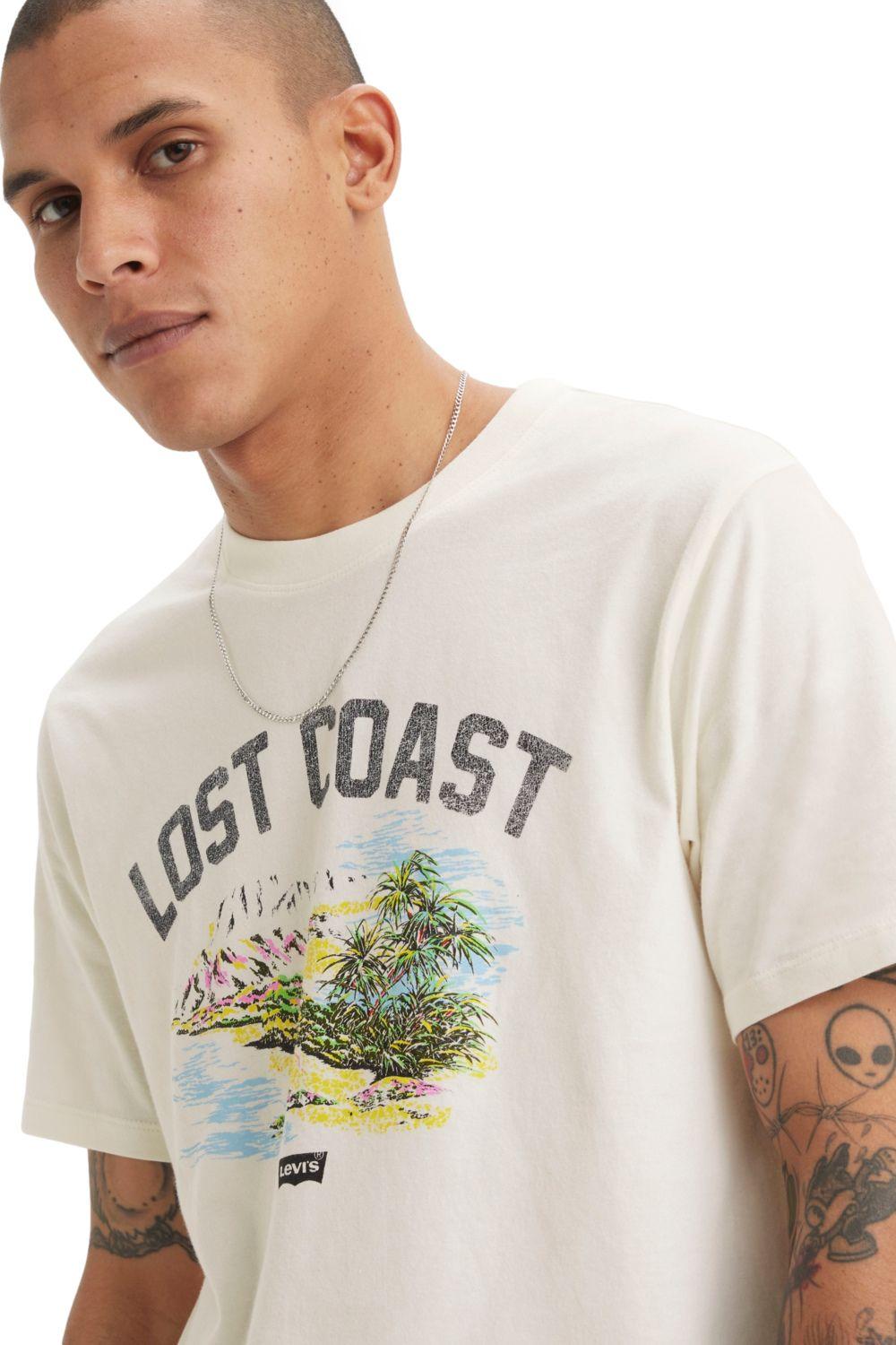 Polera Hombre Retro Gr Standard Tee Blanco Levis A9455-0000-3