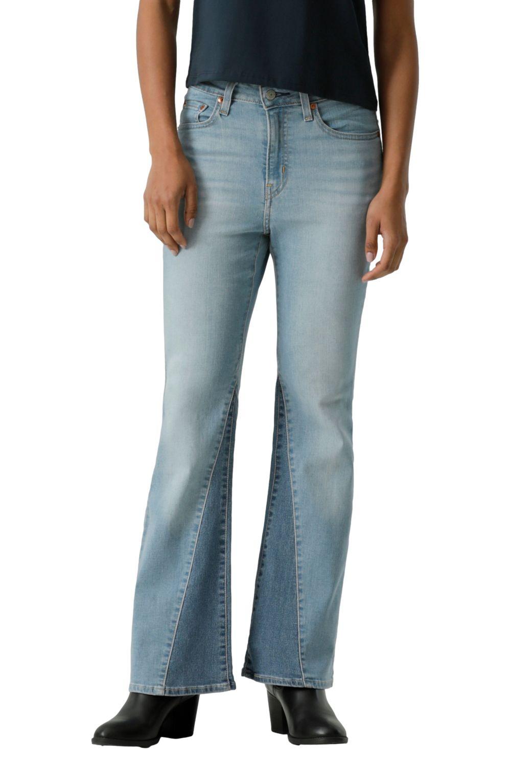 Jeans Mujer 726 Hr Flare Layered Celeste Levis-0