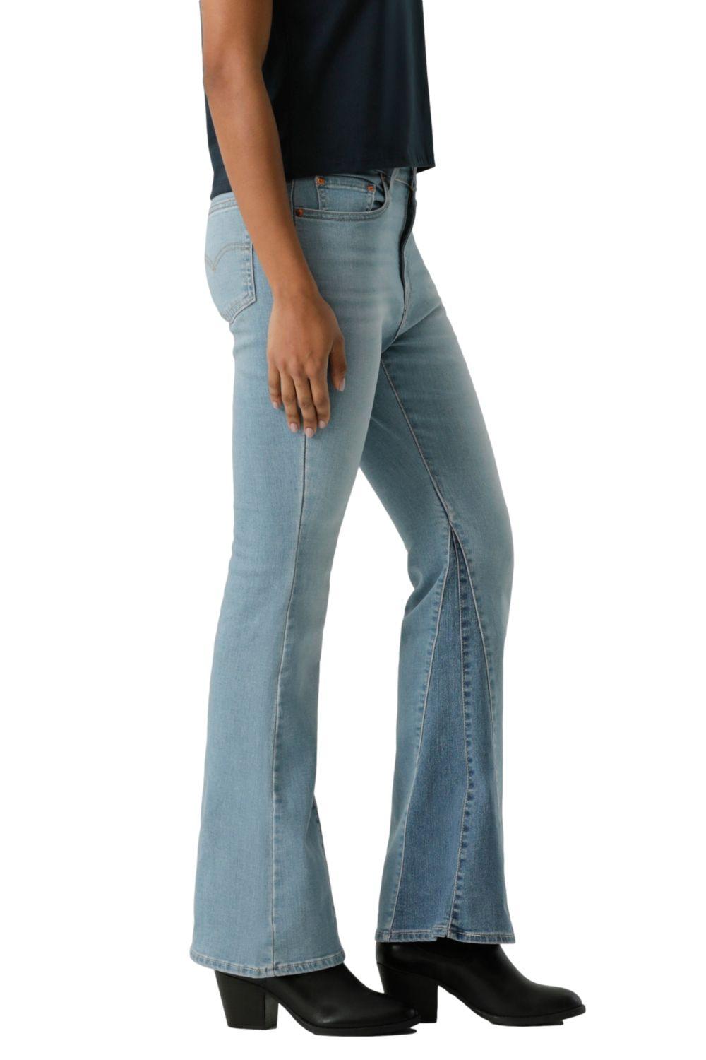 Jeans Mujer 726 Hr Flare Layered Celeste Levis-1