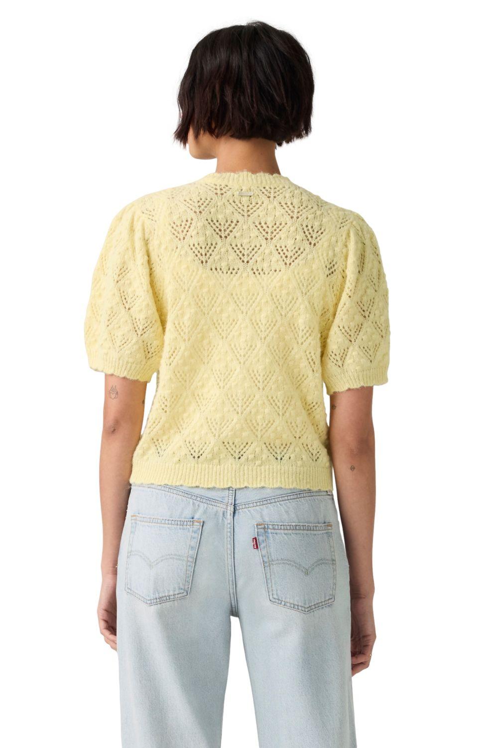 Sweater Mujer Pauline Pointelle Cardi Beige Levis 005A8-0002-1