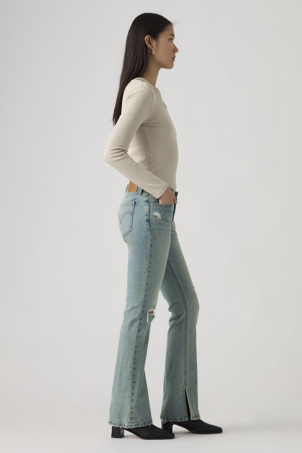 Jeans Mujer Low Slim Boot Celeste Levis 006KC-0003-3