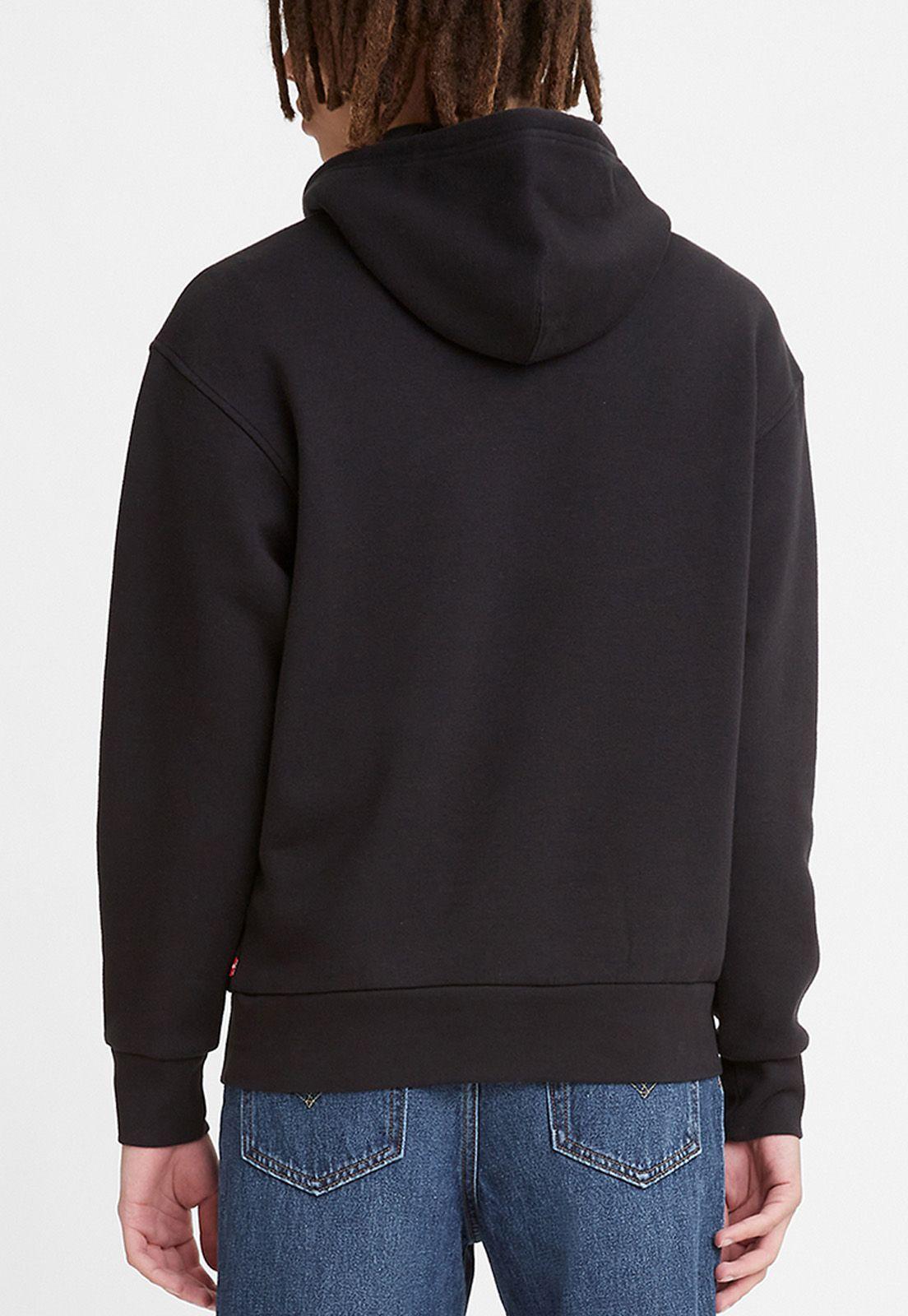 Polerón Hombre Regular Fit Liso Logo Negro Levis 38821-0087-1