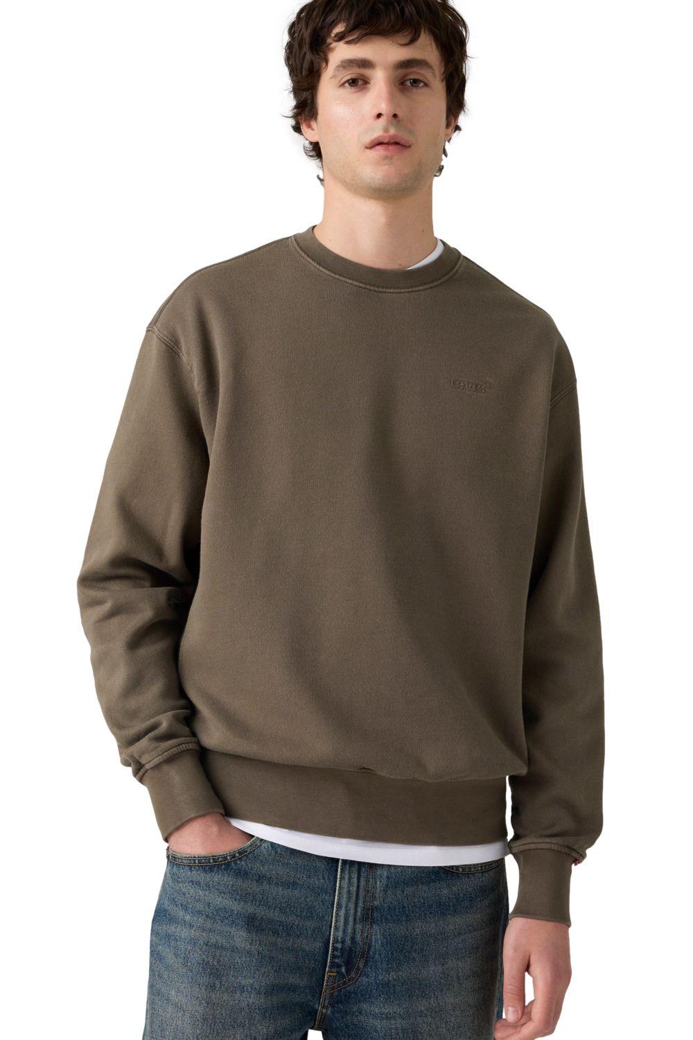 Polerón Hombre Authentic Crew Café Levis A9244-0034-2
