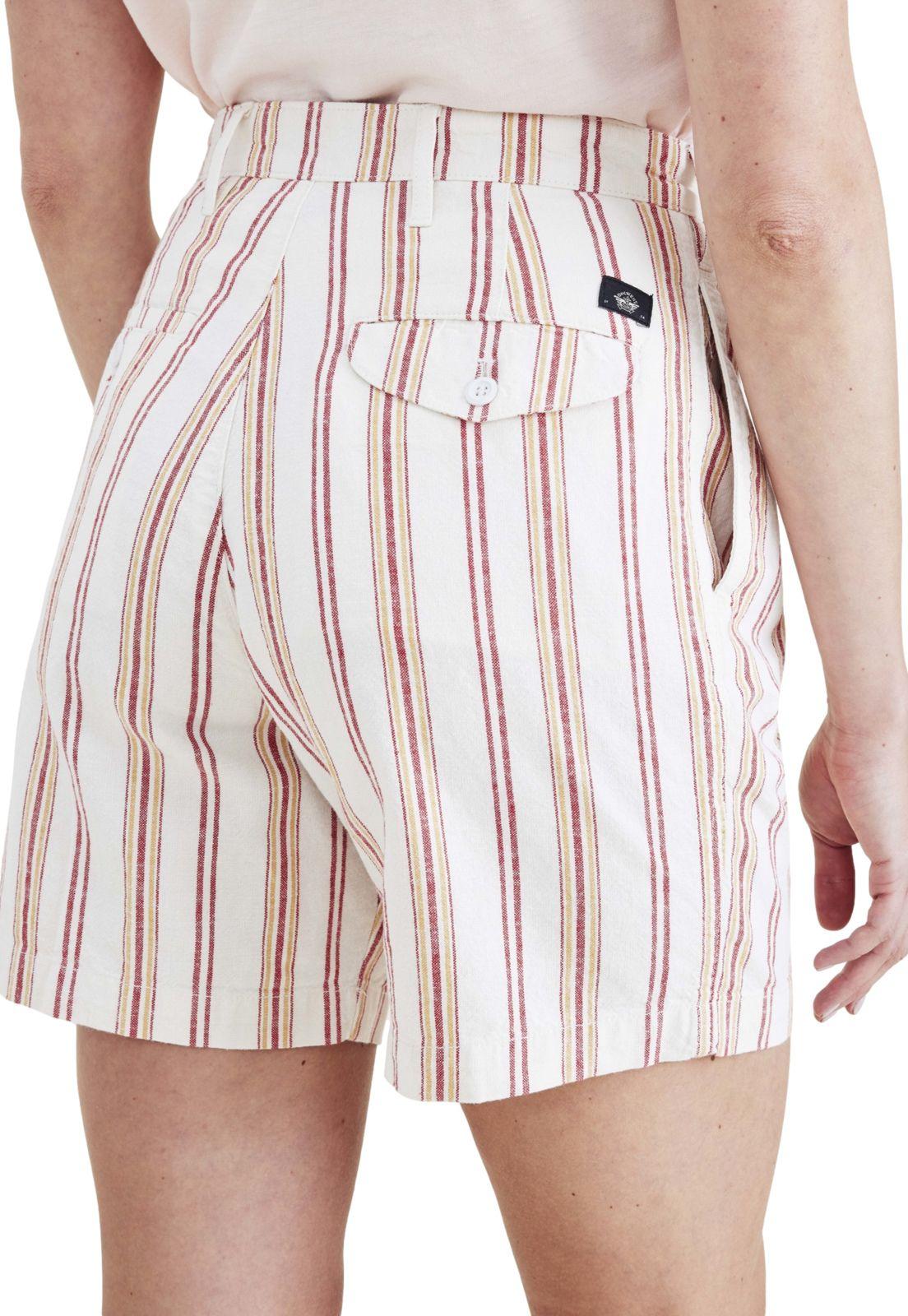 Short Mujer Original Khaki Pleated Rojo A1764-0007-3