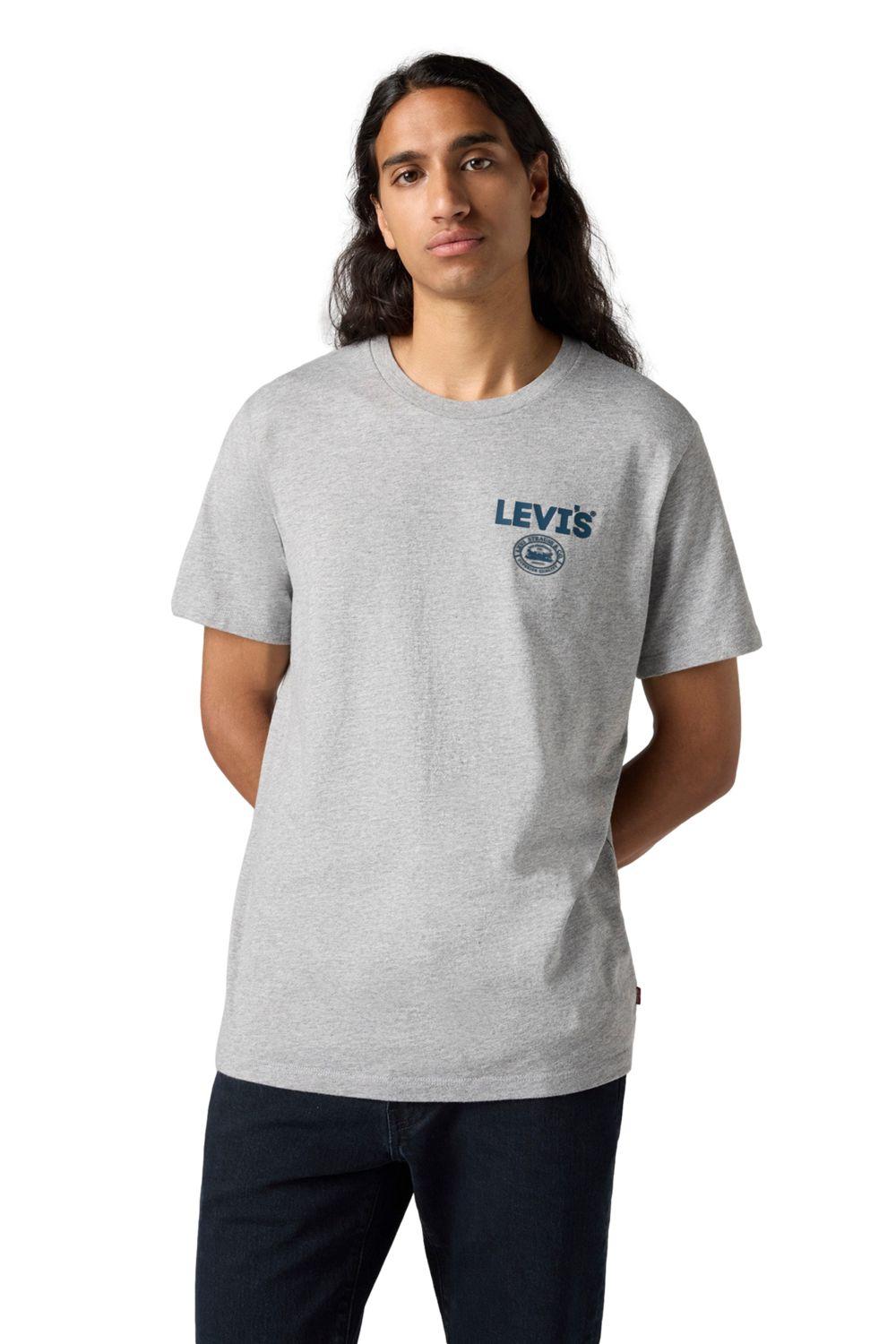 Polera Hombre Graphic Crewneck Tee Gris Levis 22491-1806-2