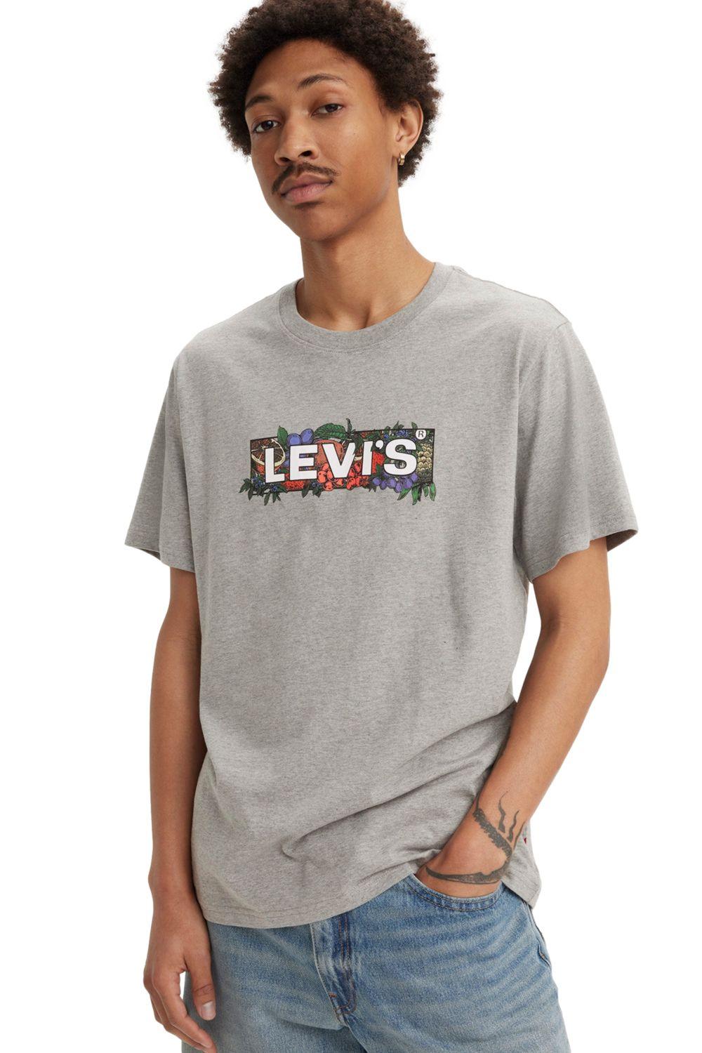 Polera Hombre Ss Relaxed Fit Tee Gris Levis 16143-1519-2